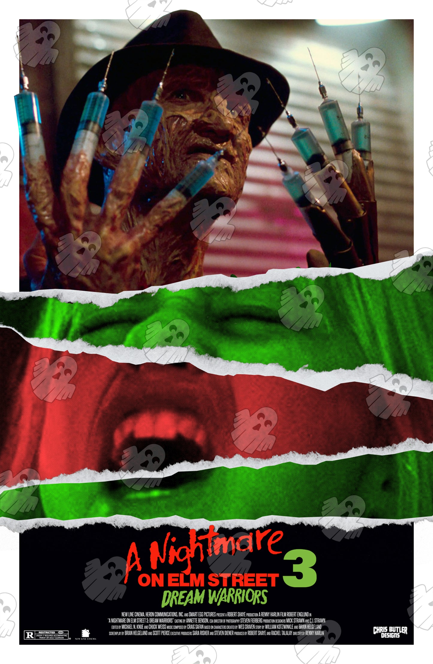 A Nightmare On Elm Street Part 3: Dream Warriors 11x17 Alternative Movie Print