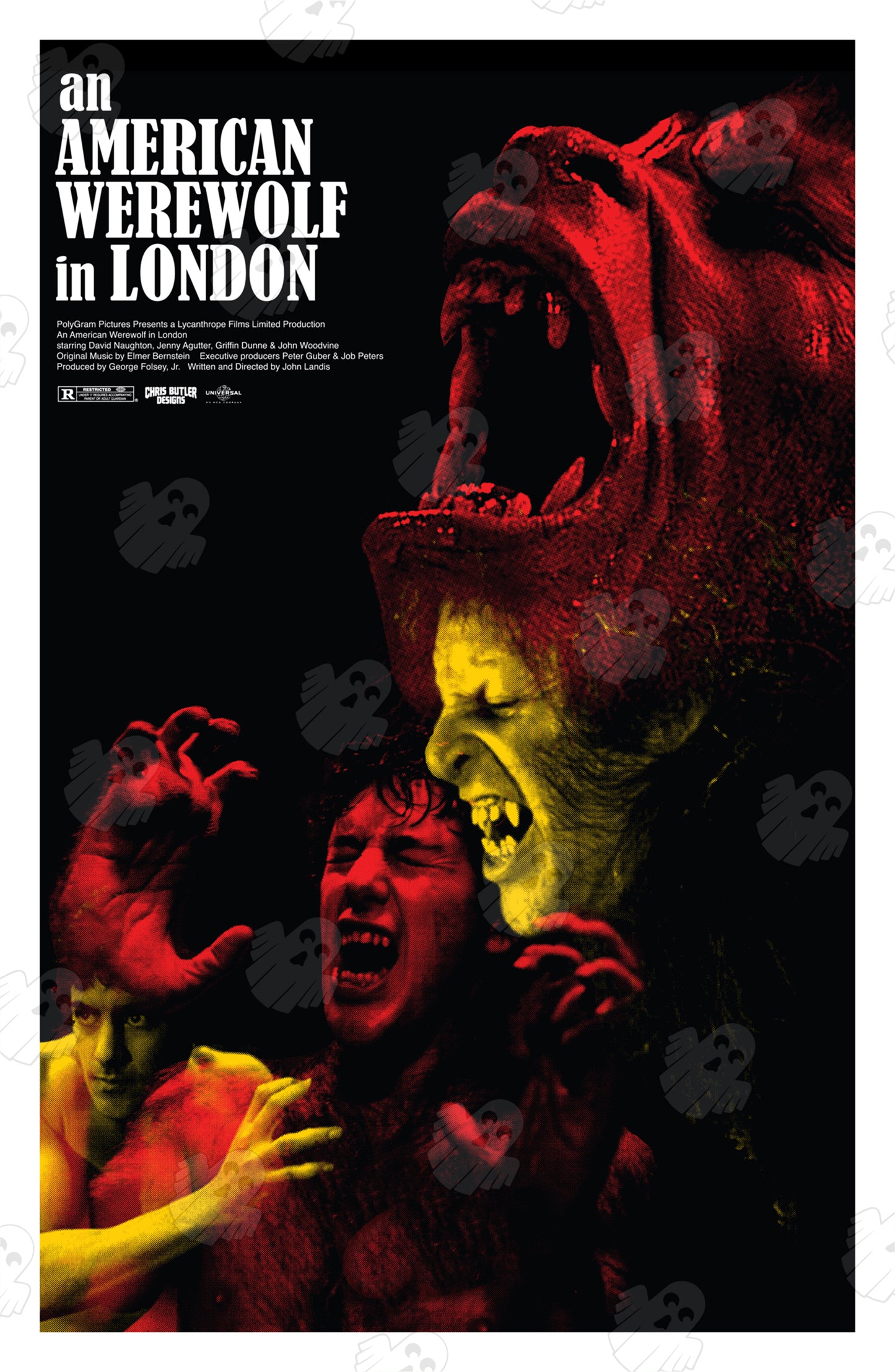 An American Werewolf In London 11x17 Alternative Movie Poster