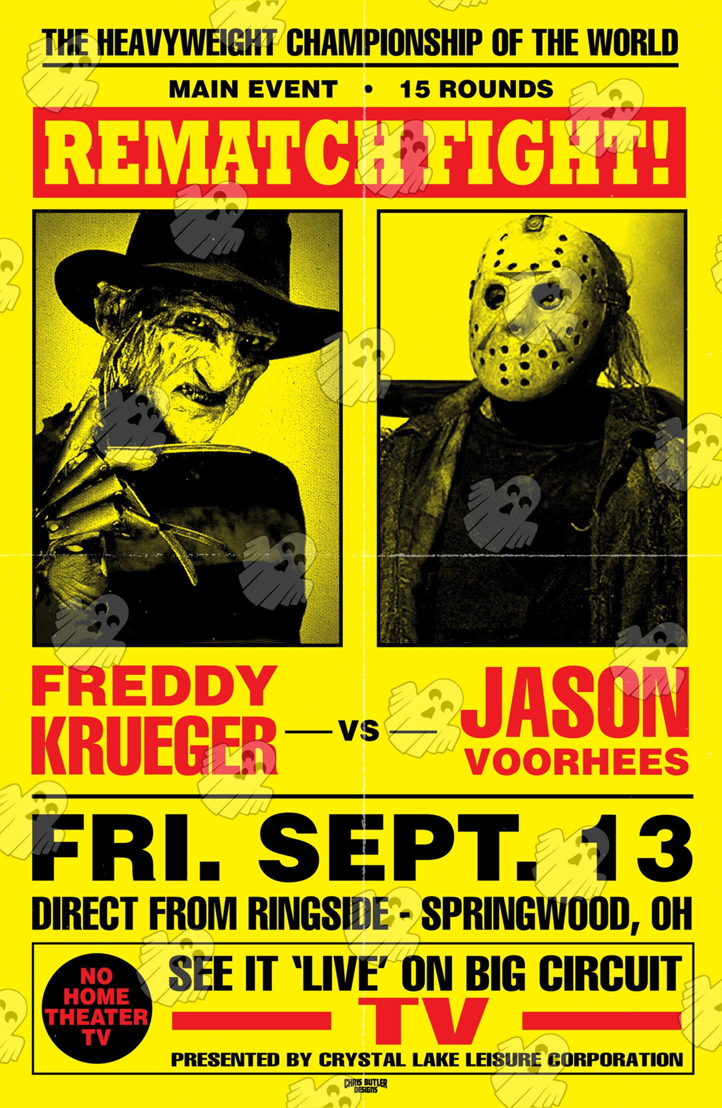 Freddy Vs. Jason (Battle Royale Series) 11x17 Alternative Movie Poster