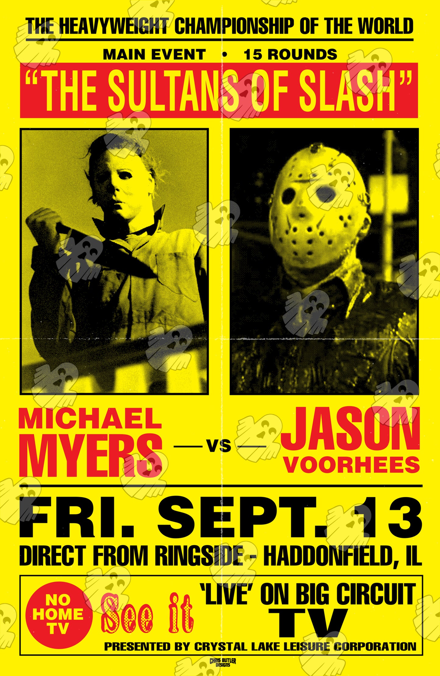 Michael Myers vs. Jason Voorhees (Battle Royale Series) 11x17 Alternative Movie Poster