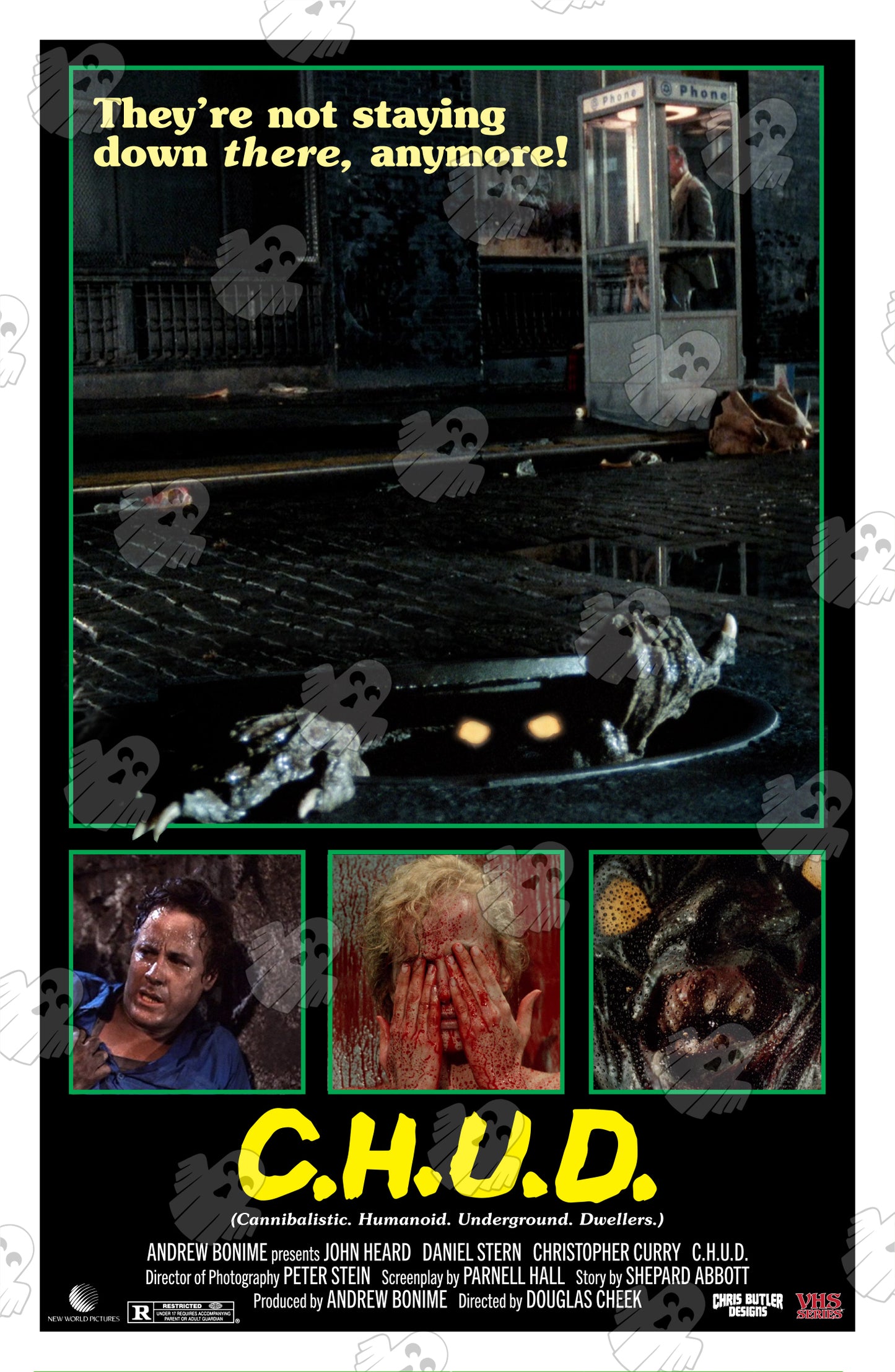 C.H.U.D. (VHS Series 2) 11x17 Alternative Movie Poster