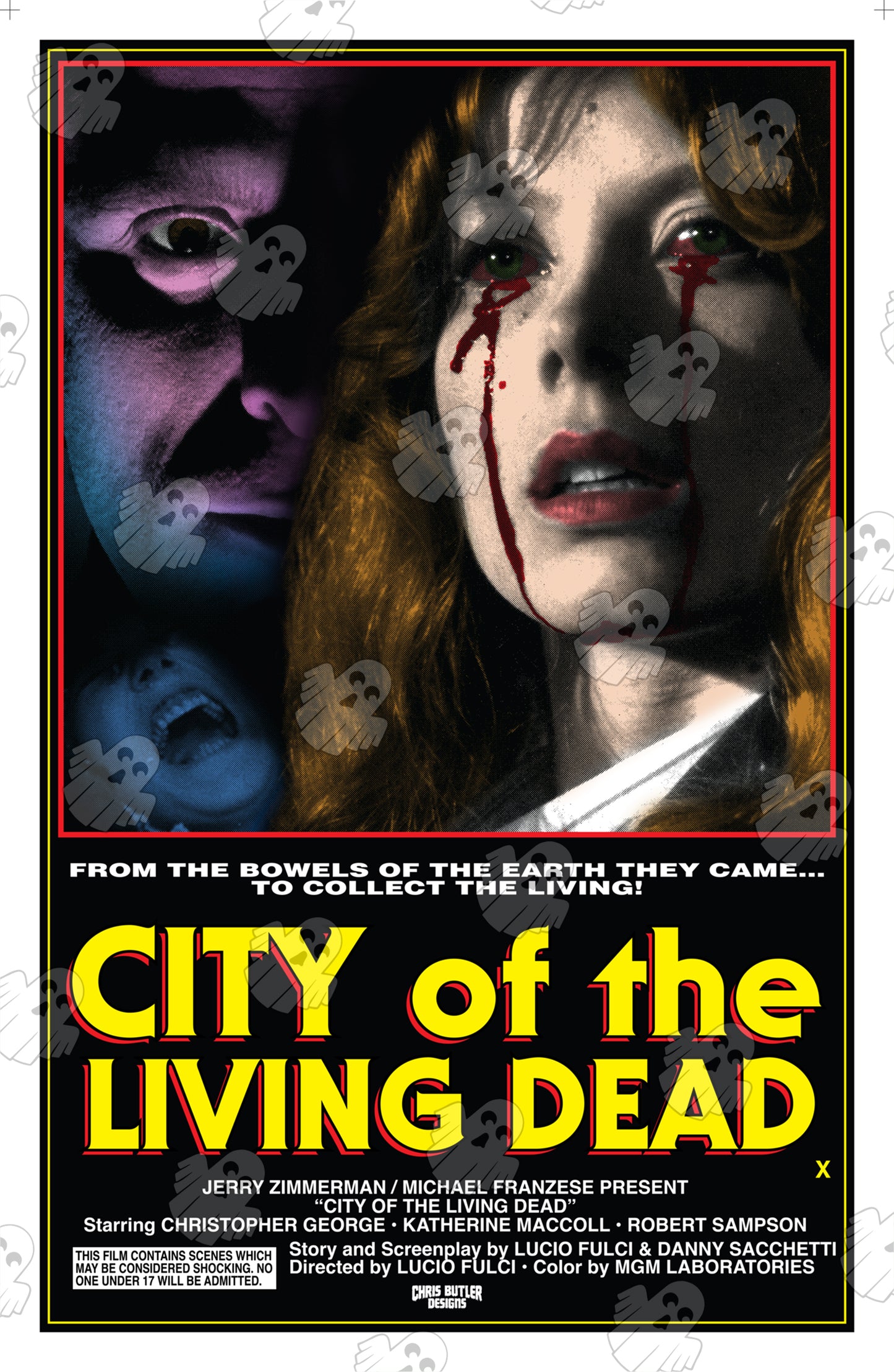 City Of The Living Dead 11x17 Alternative Movie Poster