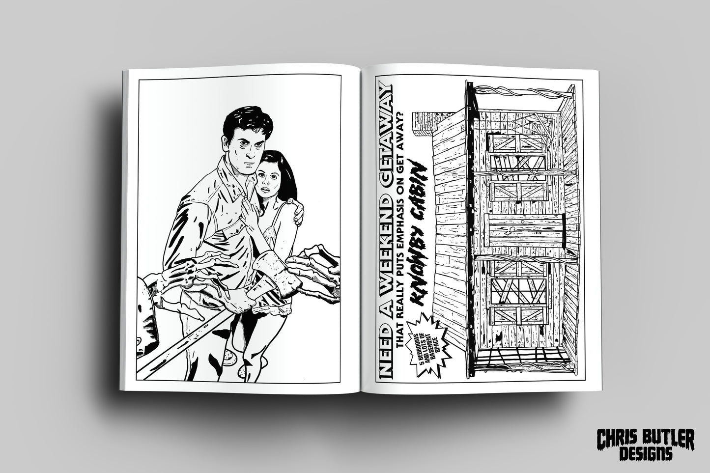 Color The Deadites Coloring and Activity Book