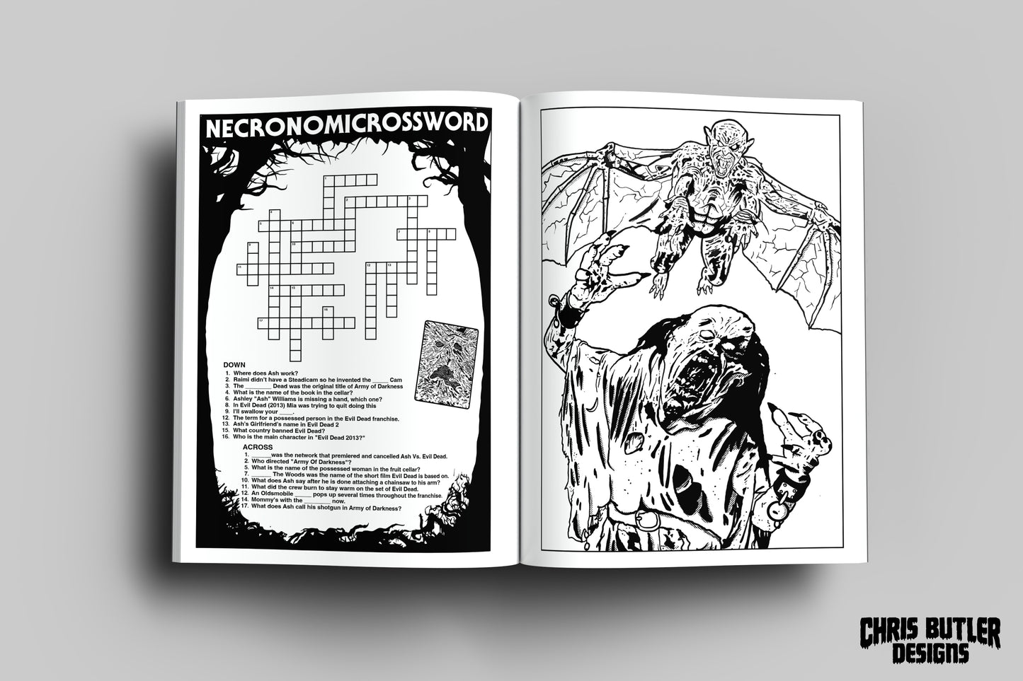 Color The Deadites Coloring and Activity Book