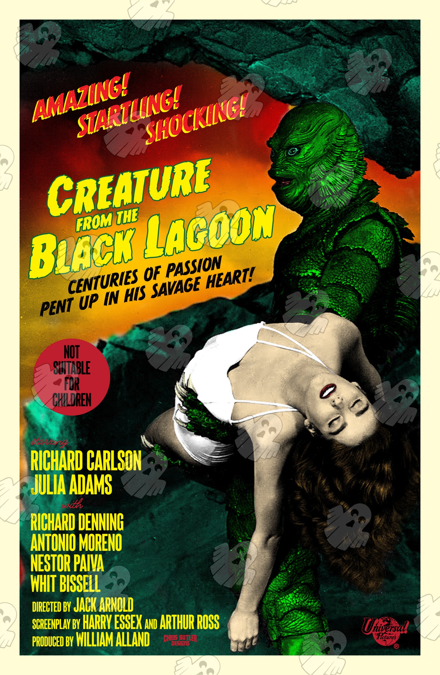 Creature From The Black Lagoon 11x17 Alternative Movie Print