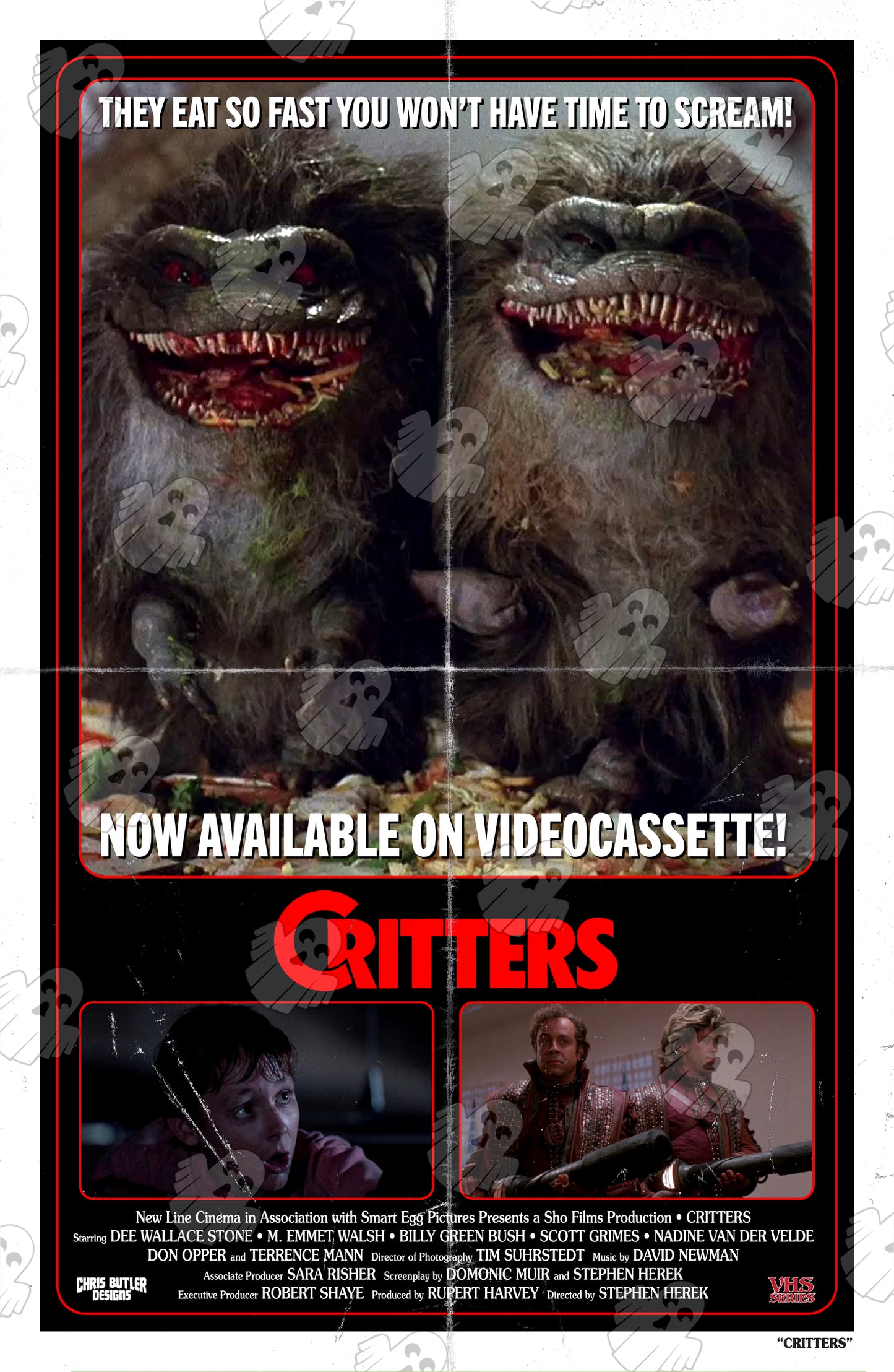 Critters (VHS Series 3) 11x17 Alternative Movie Poster