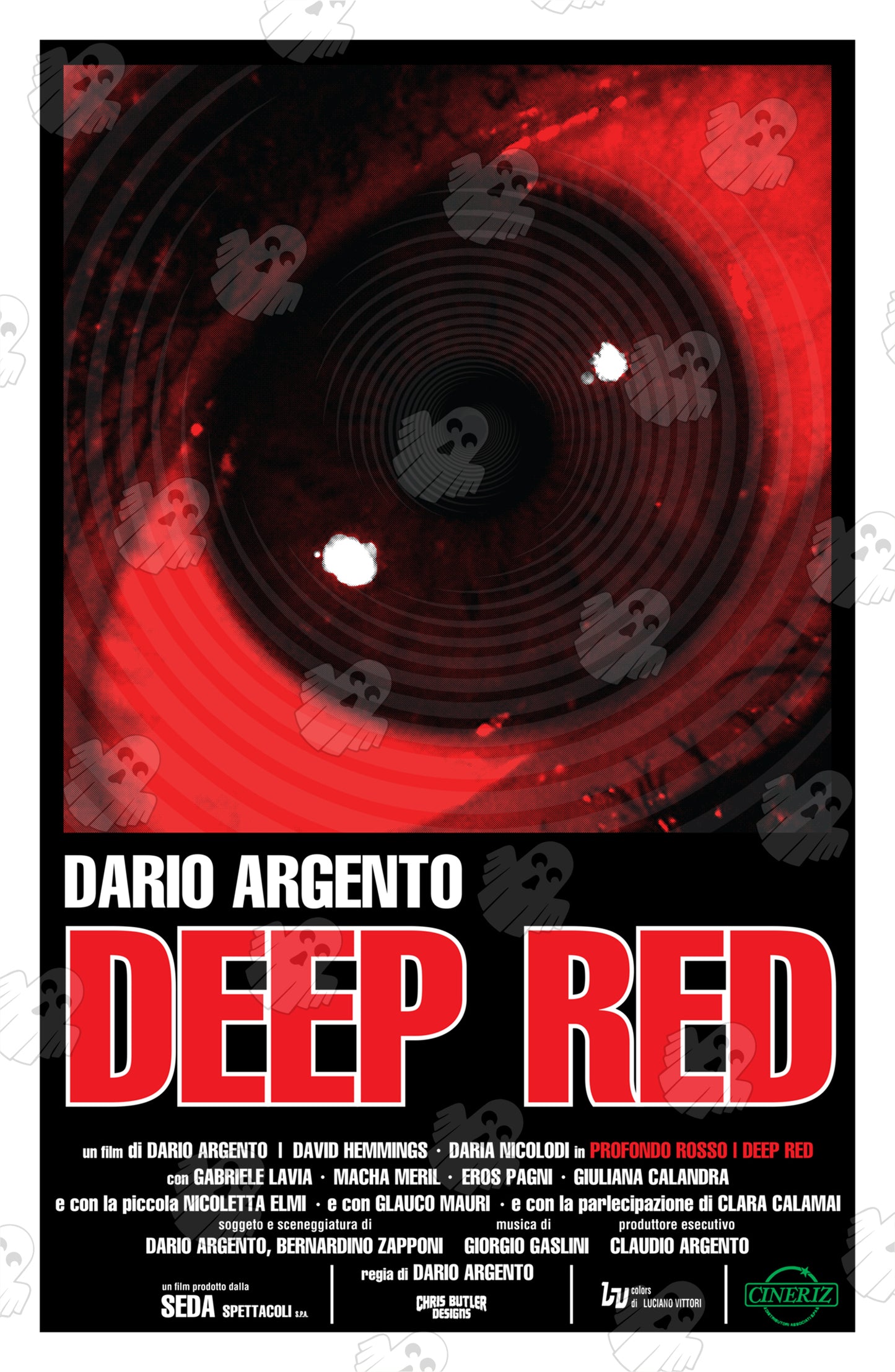 Deep Red 11x17 Alternative Movie Poster