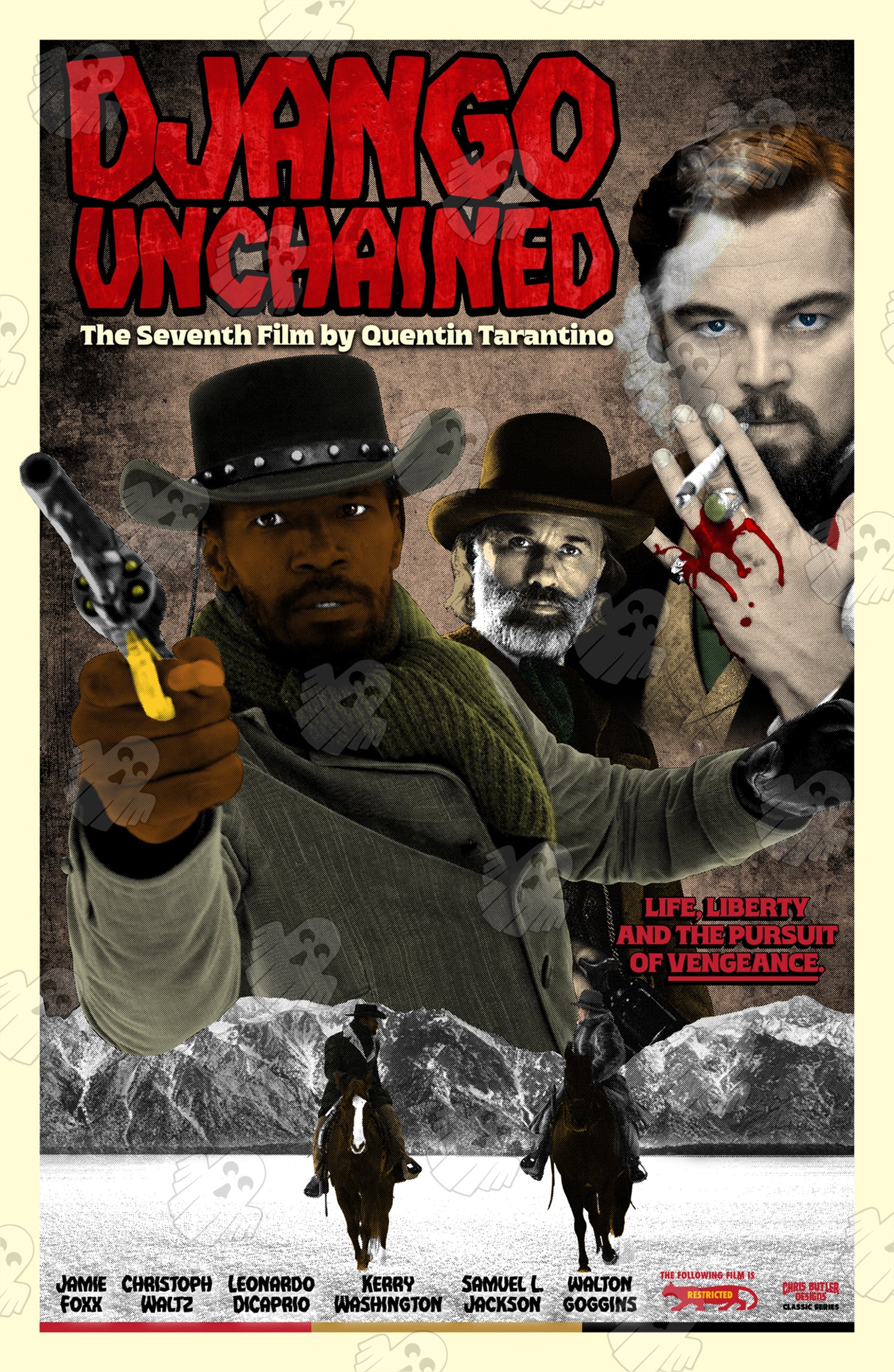 Django Unchained (Classic Series) 11x17 Alternative Movie Print