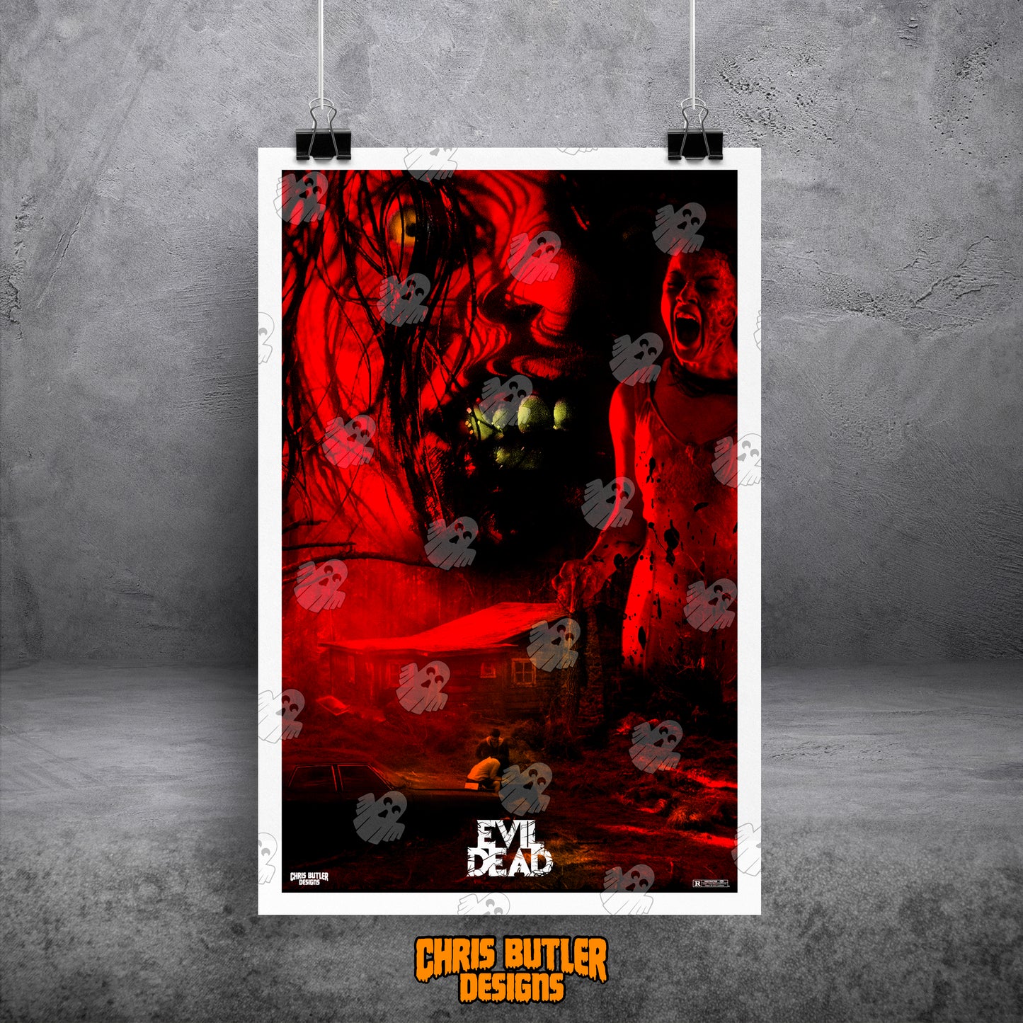 Evil Dead (2013) Design 1 11x17 Alternative Movie Print