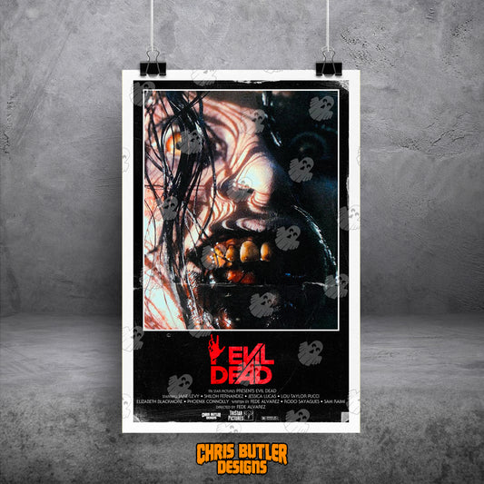 Evil Dead (2013) (VHS Series) 11x17 Alternative Movie Print