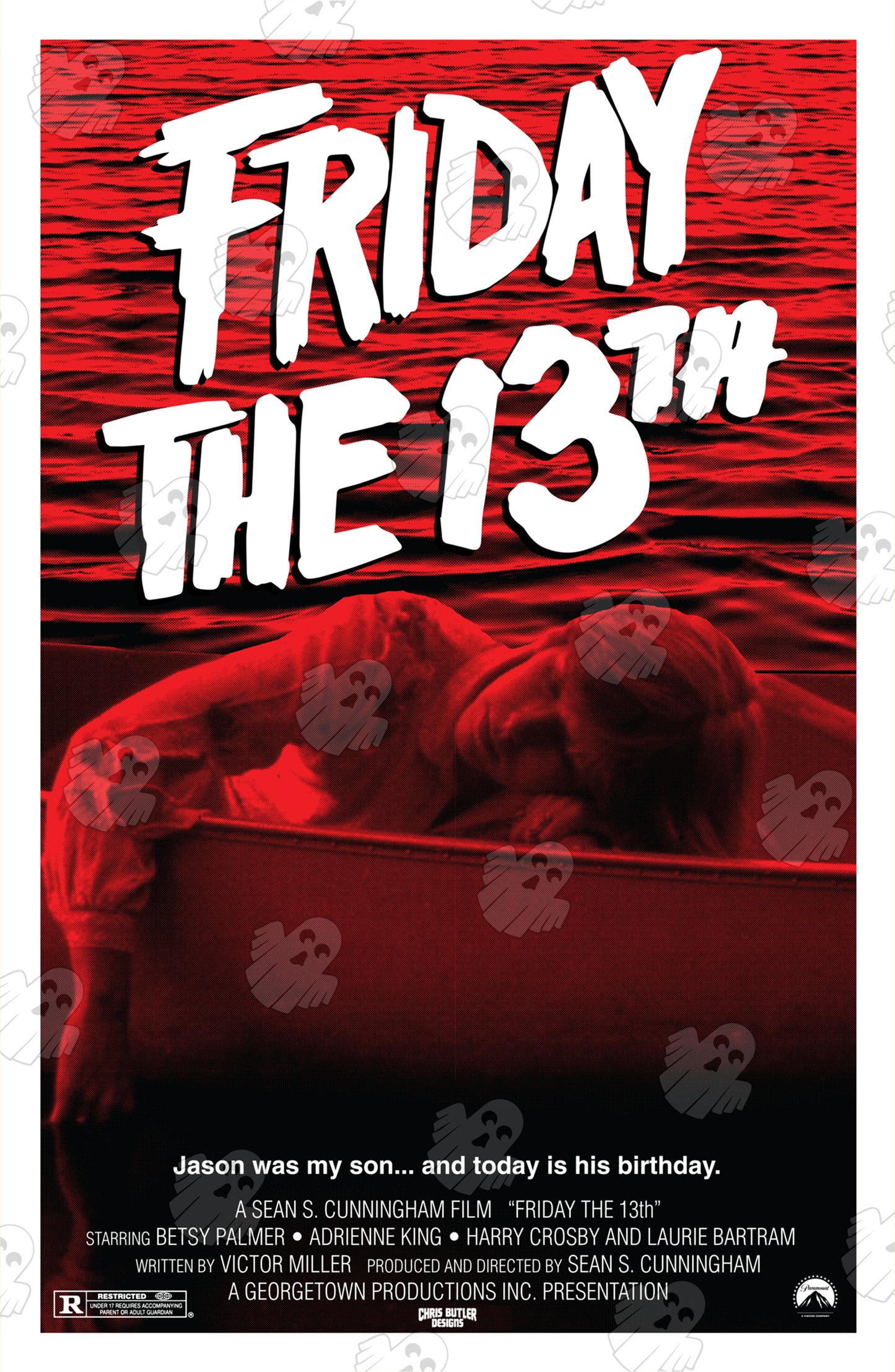 Friday The 13th (Boat Design) 11x17 Alternative Movie Poster
