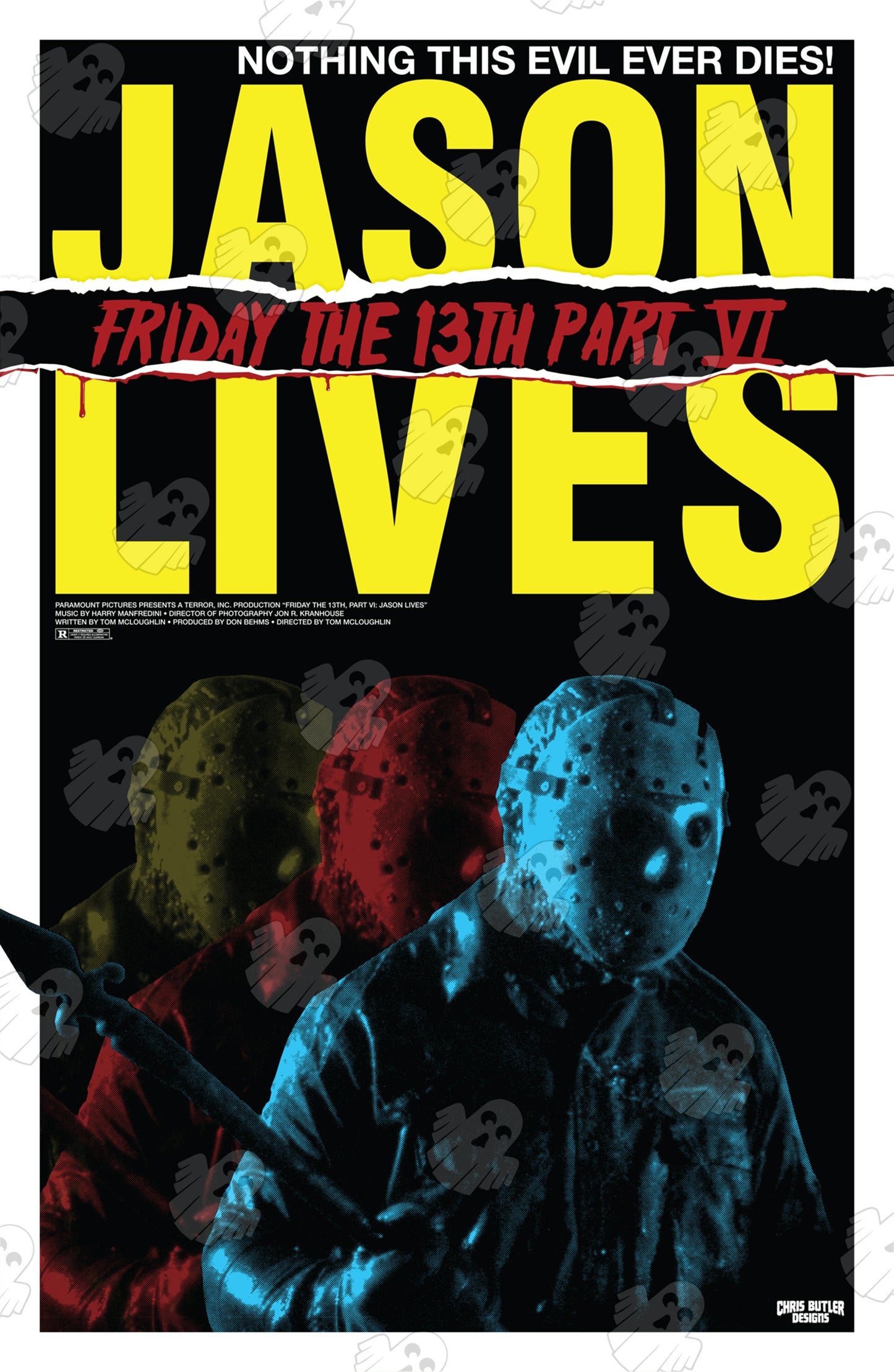 Friday The 13th Part VI: Jason Lives 11x17 Alternative Movie Poster