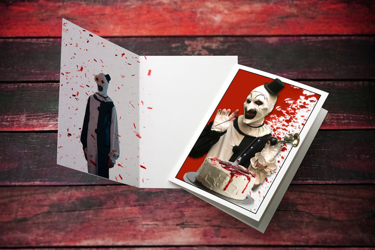 Art The Clown Happy Birthday Card (Officially Licensed)