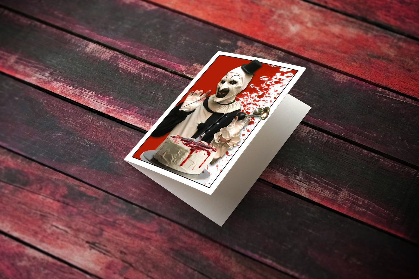 Art The Clown Happy Birthday Card (Officially Licensed)