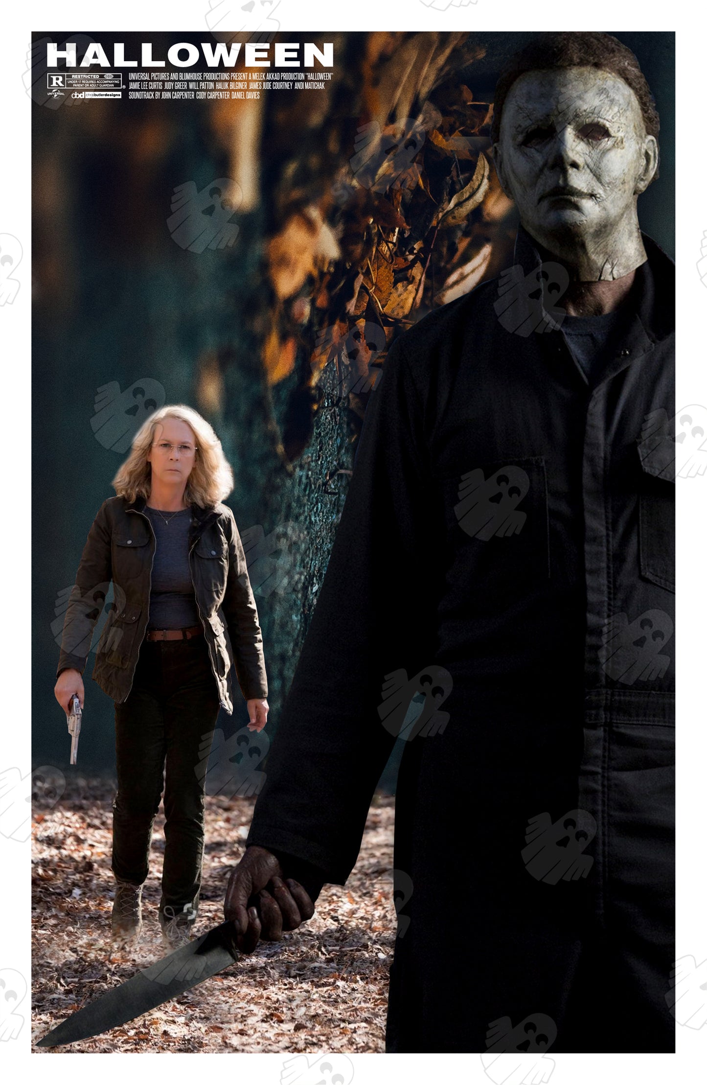 Halloween (2018) 11x17 Alternative Movie Print