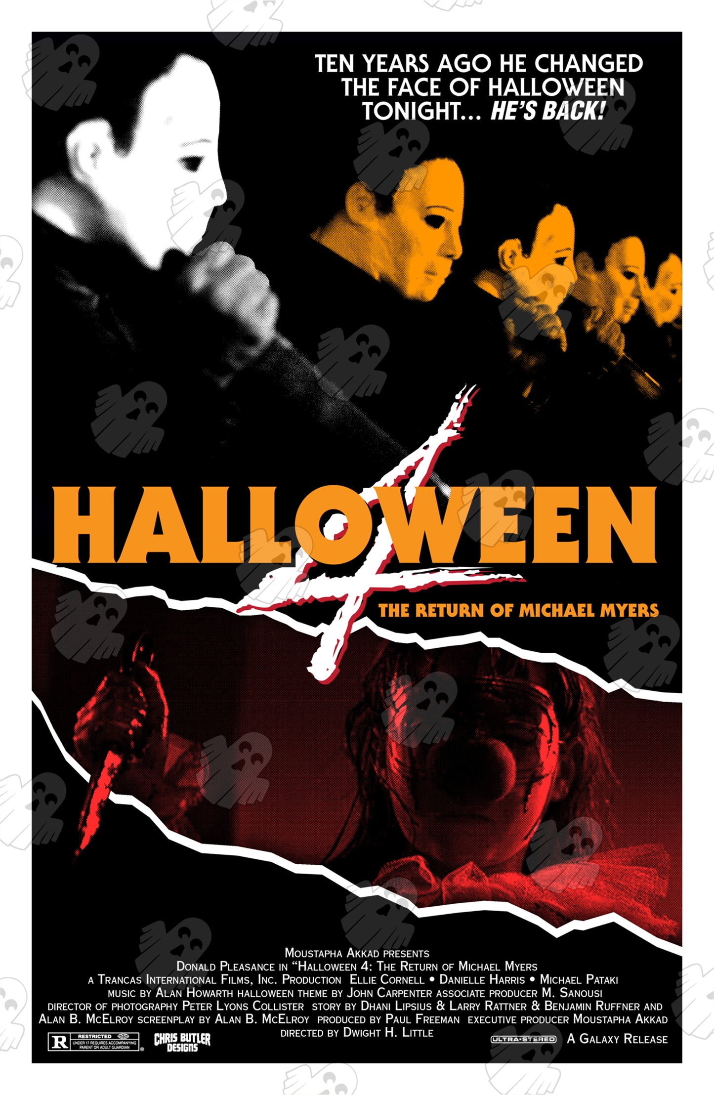 Halloween 4: The Return Of Michael Myers 11x17 Alternative Movie Print