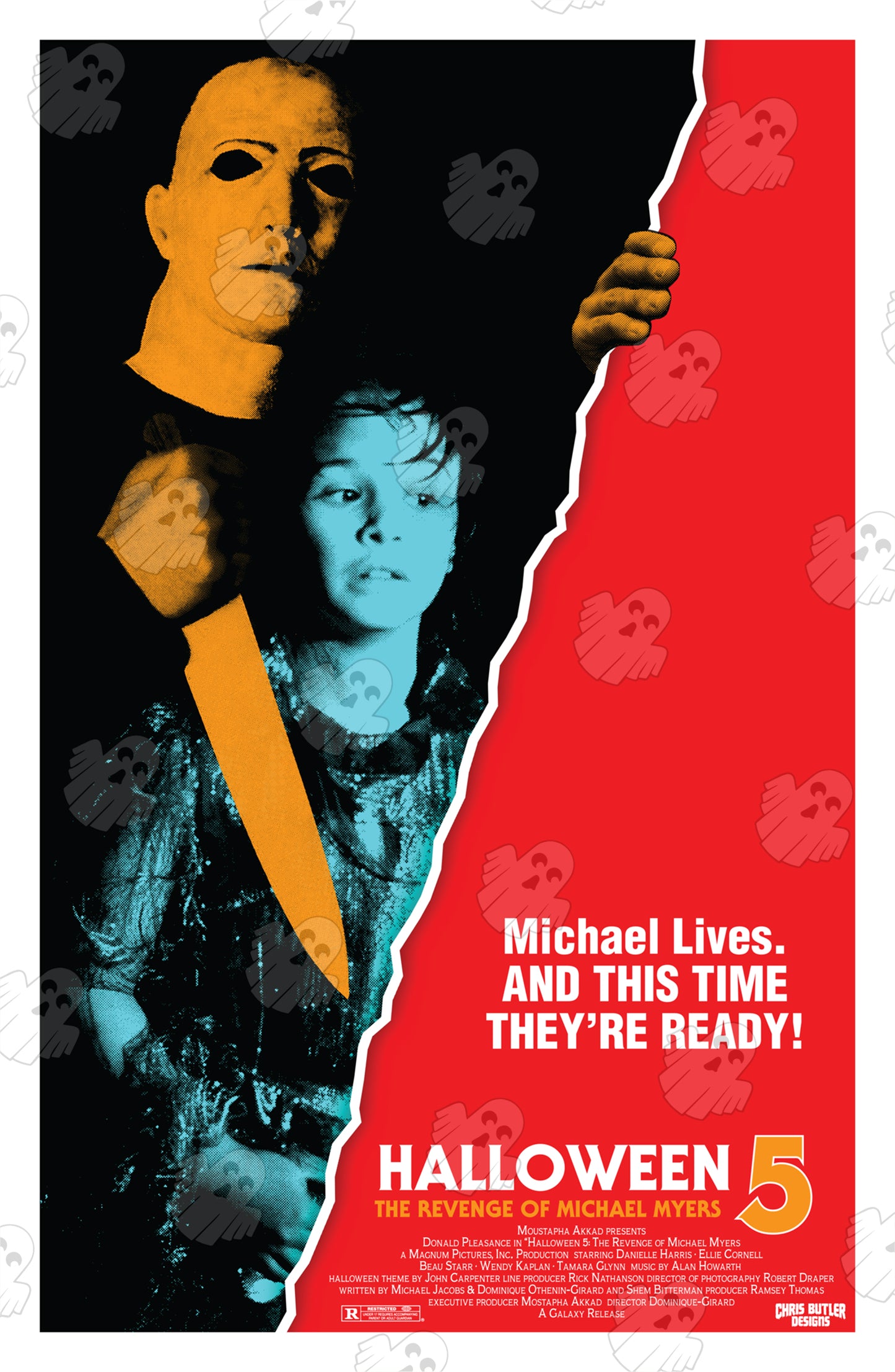 Halloween 5: The Revenge Of Michael Myers 11x17 Alternative Movie Print