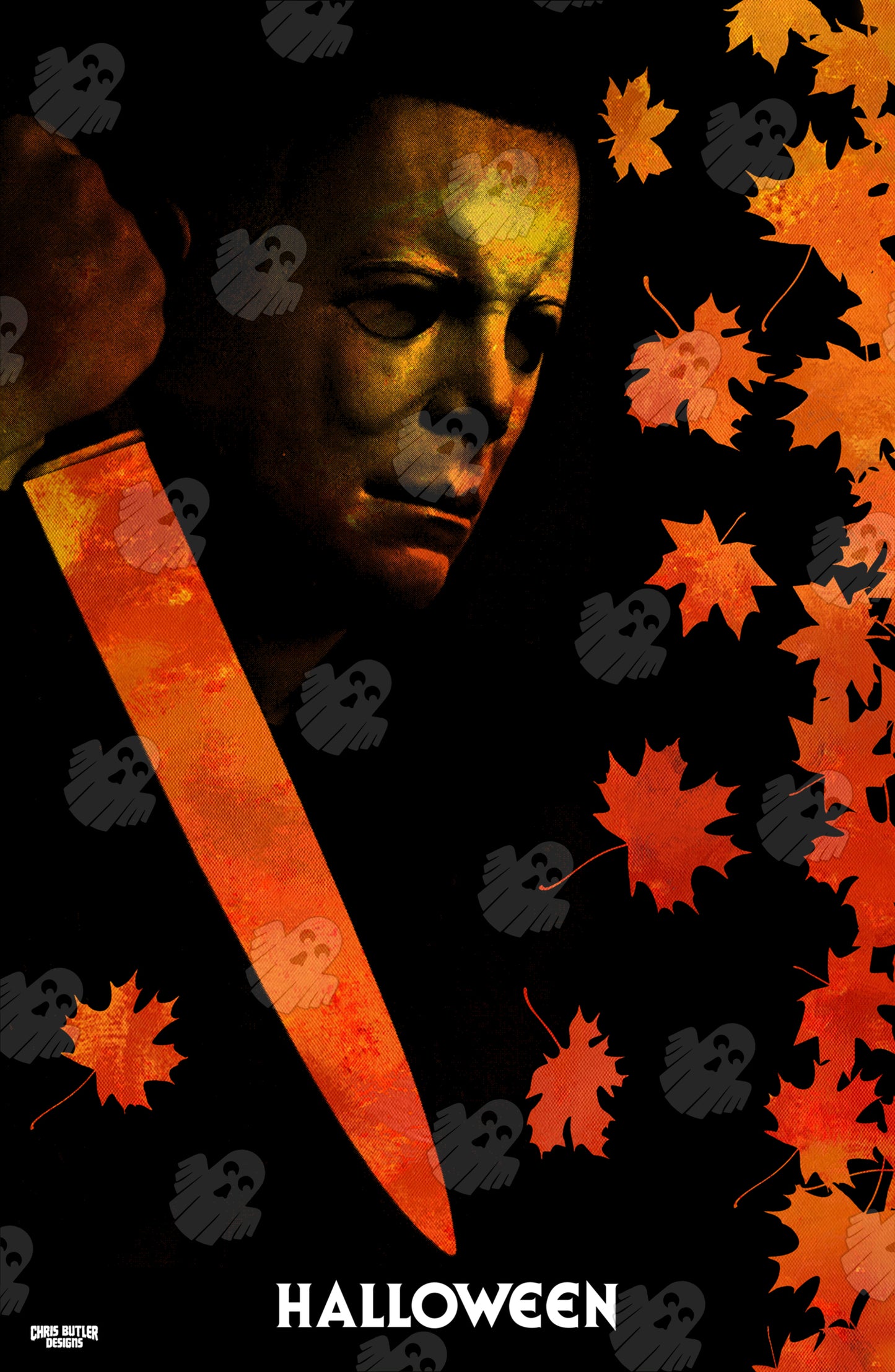 Halloween (1978) (Design 2) 11x17 Alternative Movie Print