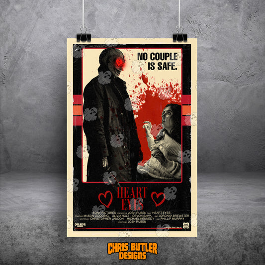 Heart Eyes (VHS Series) 11x17 Alternative Movie Print