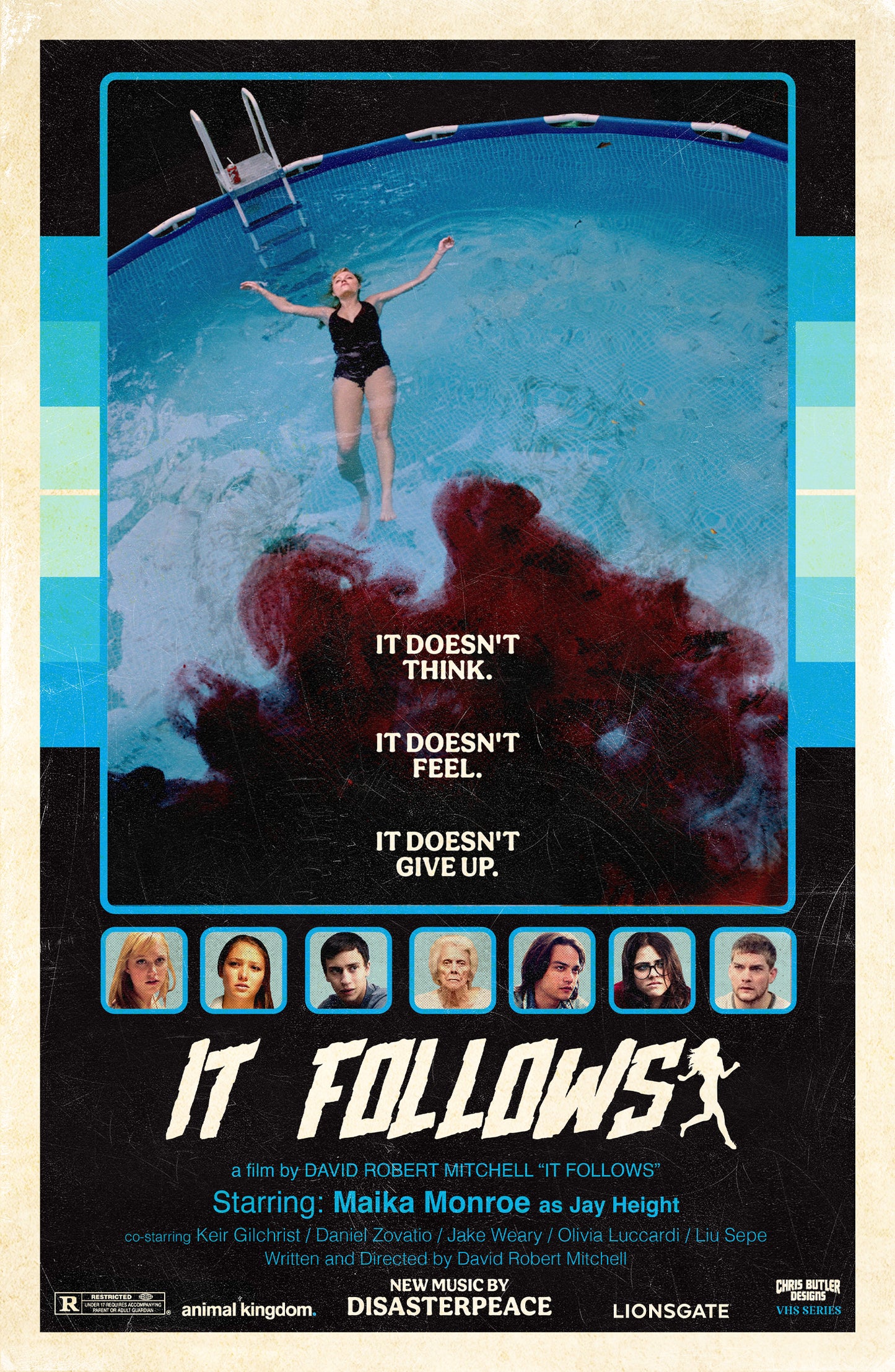 It Follows (VHS Series) 11x17 Alternative Movie Print