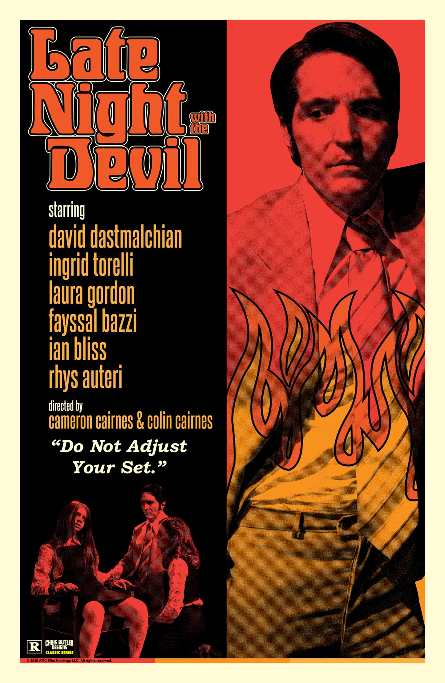 Late Night With The Devil (Classic Series) **OFFICIALLY LICENSED** 11x17 Alternative Movie Print