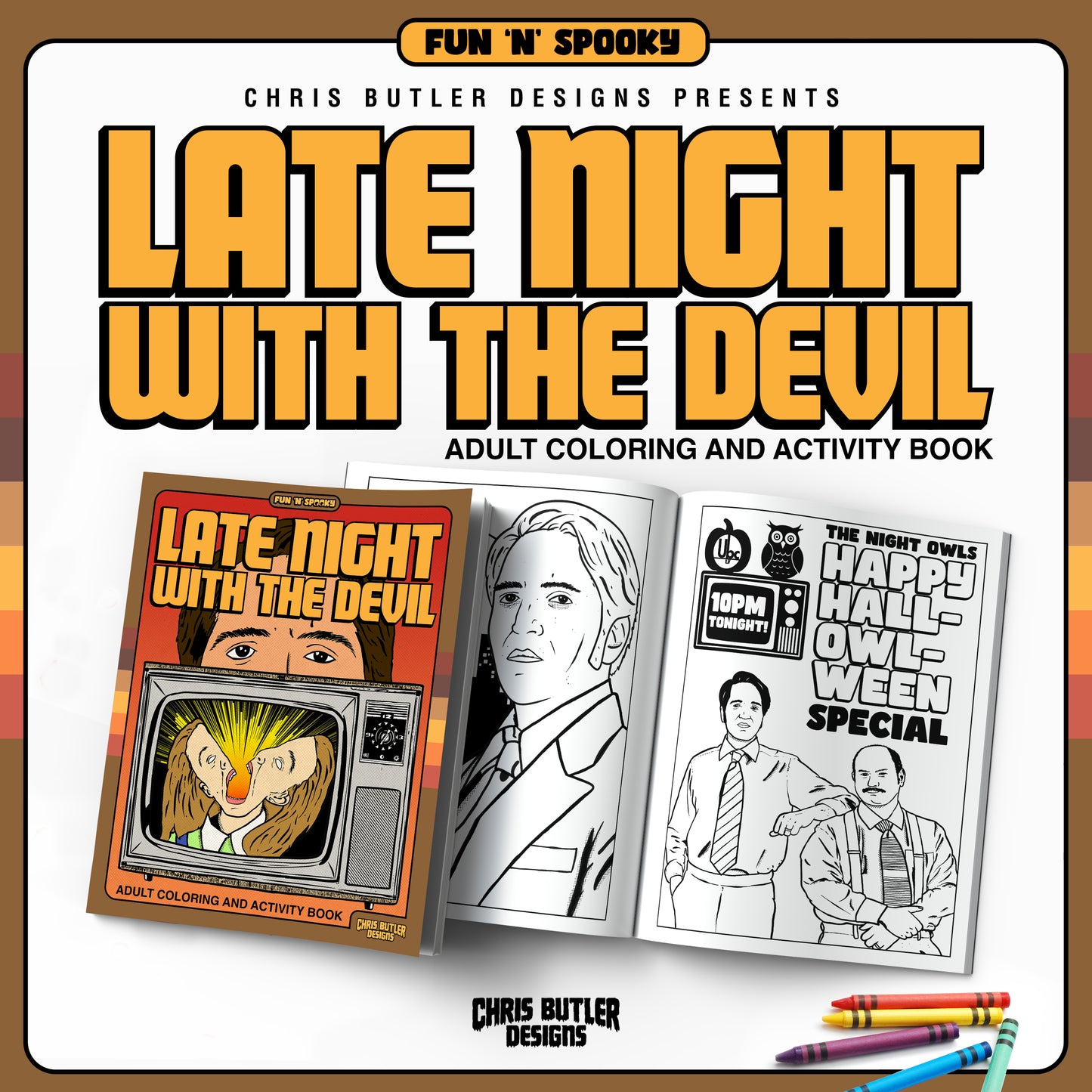 Late Night With The Devil Officially Licensed Coloring And Activity Book