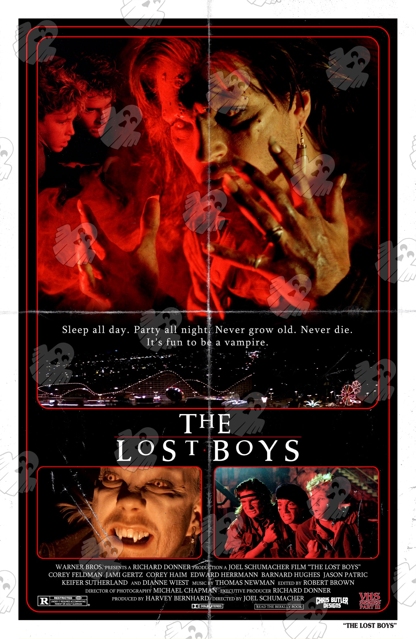 The Lost Boys (VHS Series 3) 11x17 Alternative Movie Poster