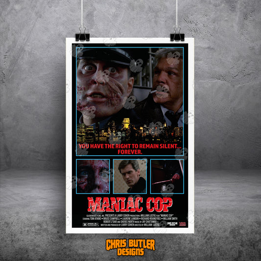 Maniac Cop (VHS Series) 11x17 Alternative Movie Poster