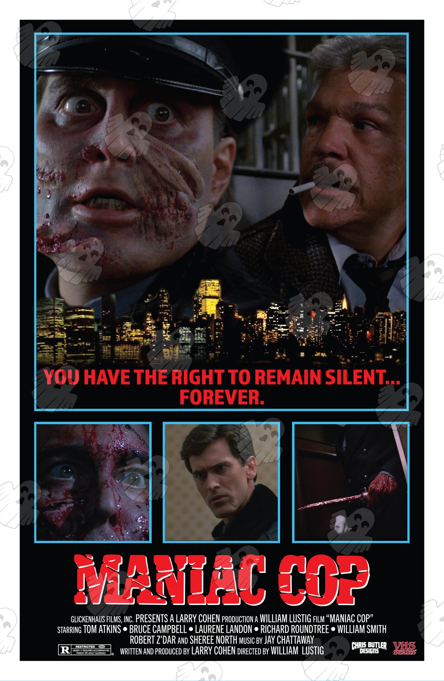 Maniac Cop (VHS Series) 11x17 Alternative Movie Poster
