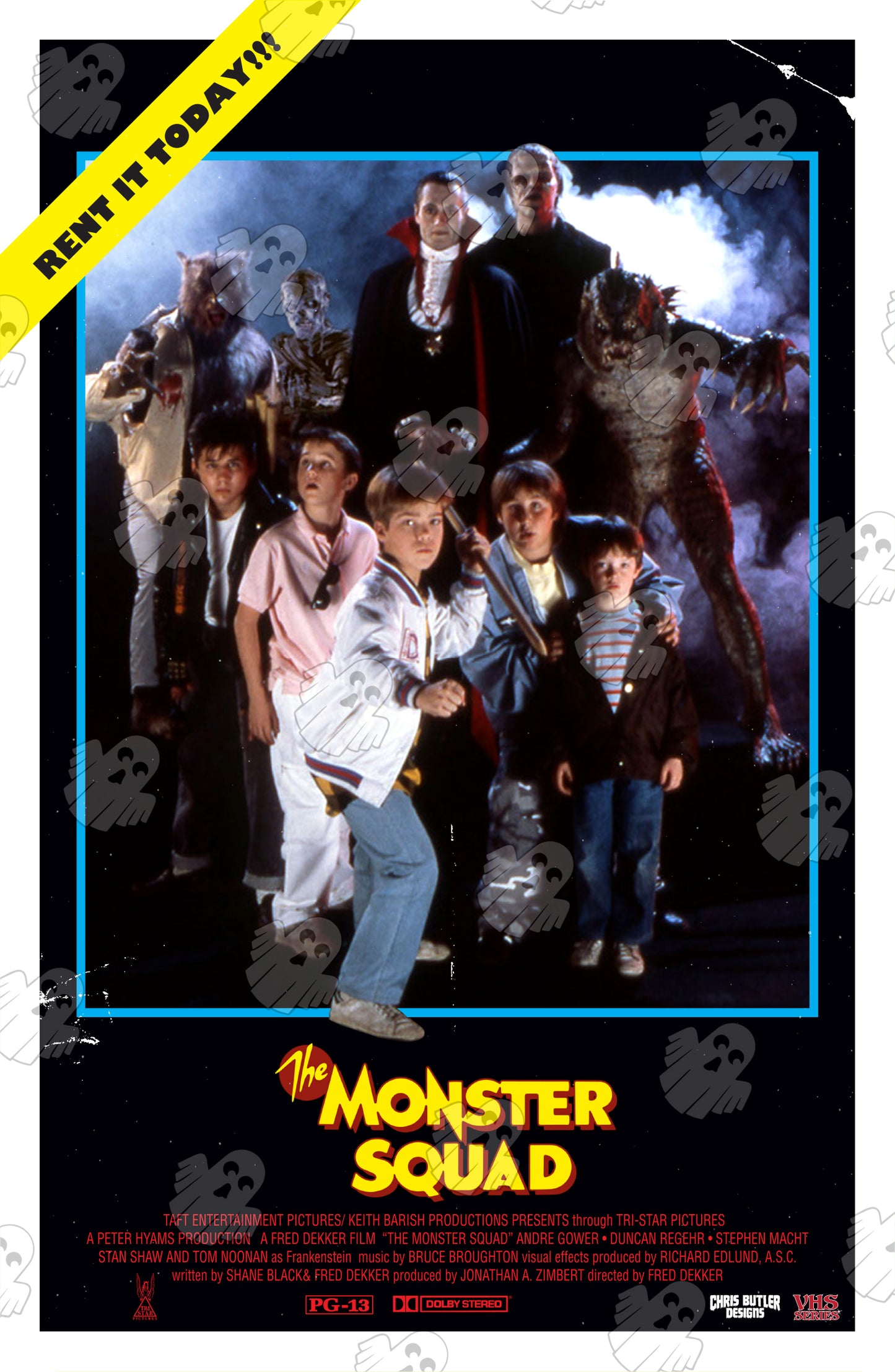 Monster Squad (VHS Series) 11x17 Alternative Movie Poster