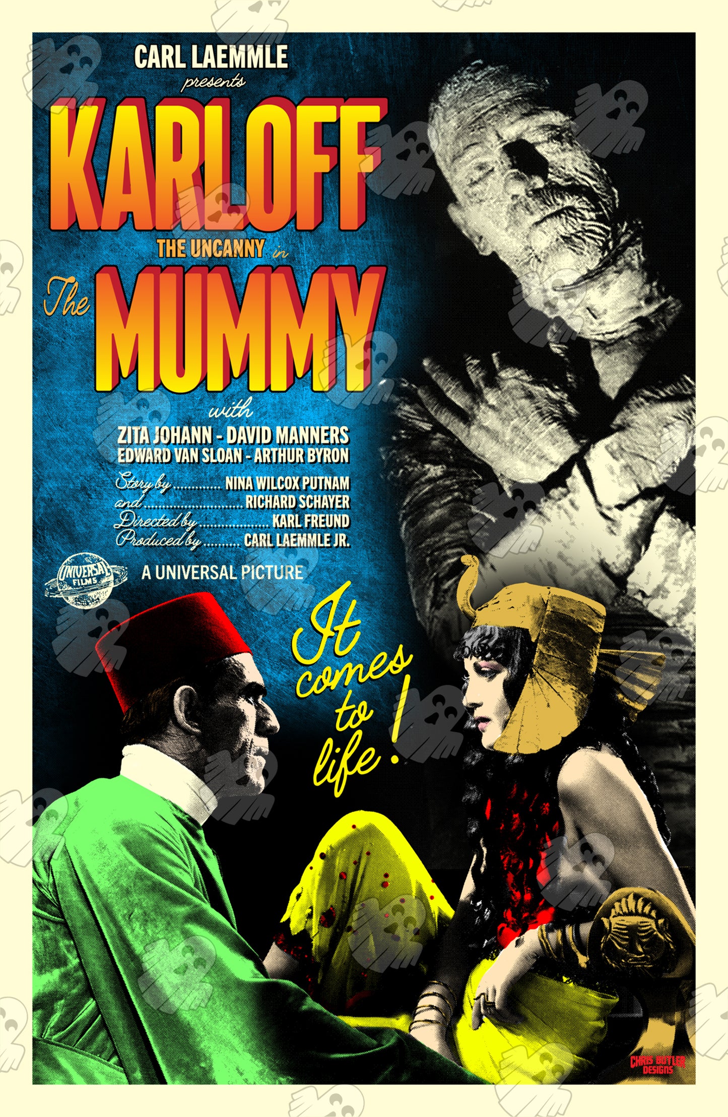 The Mummy Design 2 11x17 Alternative Movie Print
