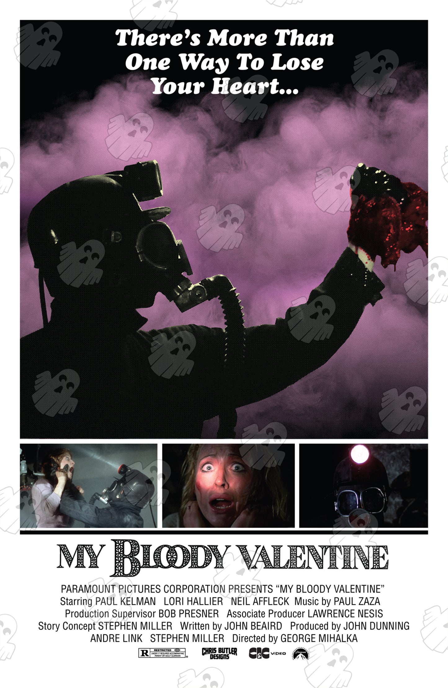 My Bloody Valentine 11x17 Alternative Movie Print