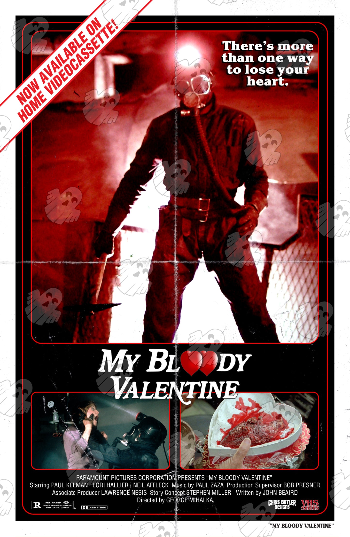 My Bloody Valentine (VHS Series 3) 11x17 Alternative Movie Poster