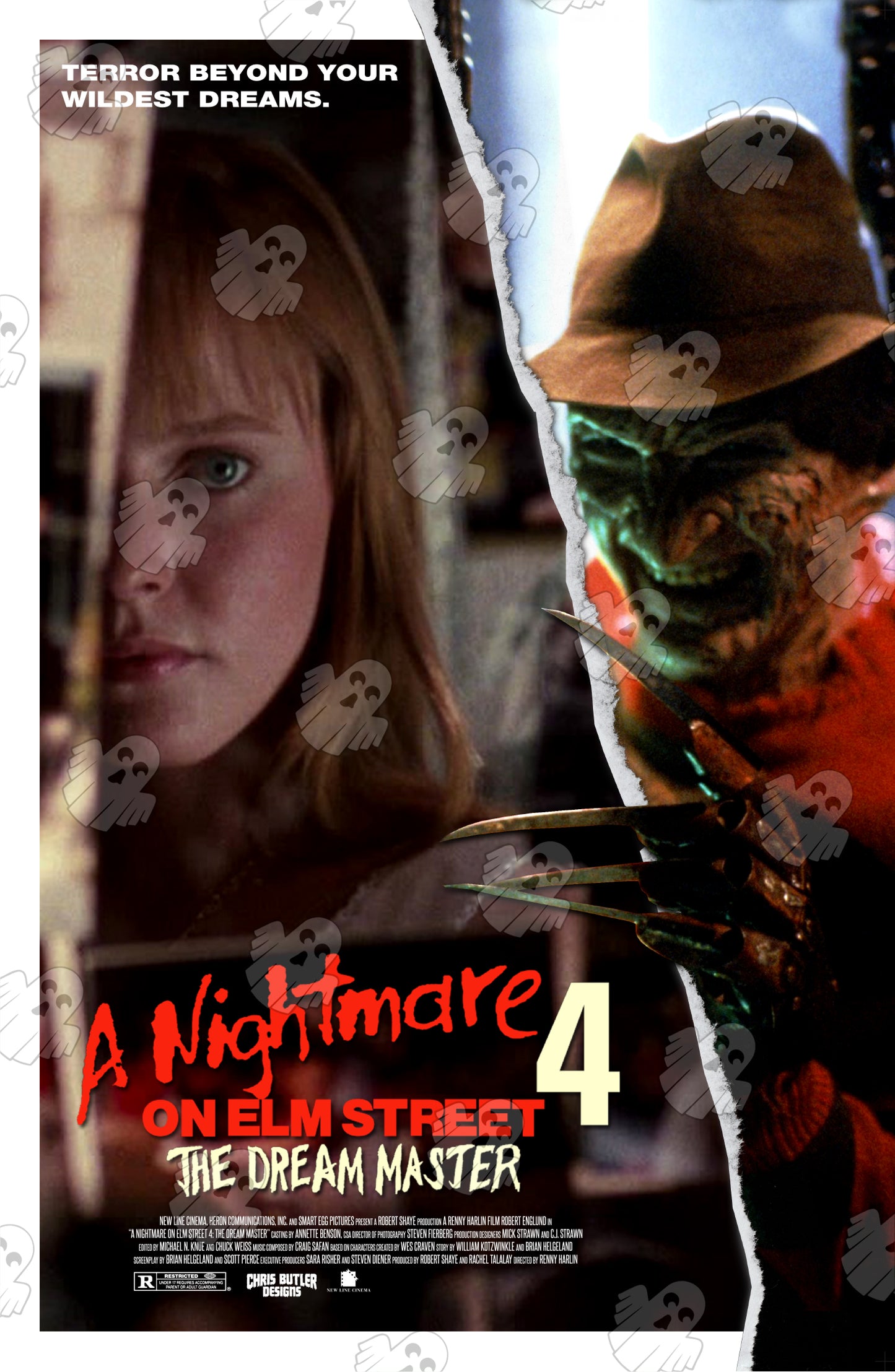 A Nightmare On Elm Street Part 4: Dream Master 11x17 Alternative Movie Print