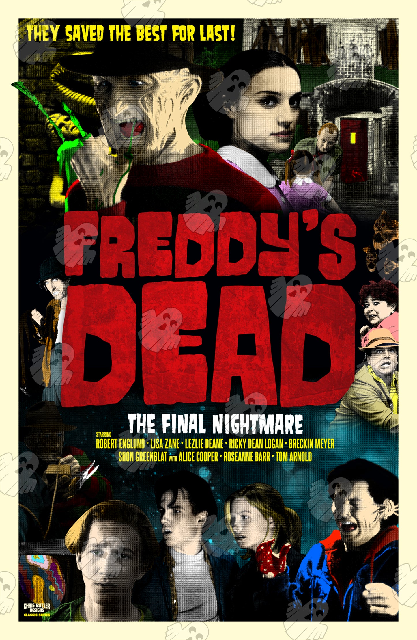 Freddy's Dead: The Final Nightmare (Classic Series 10) 11x17 Alternative Movie Poster