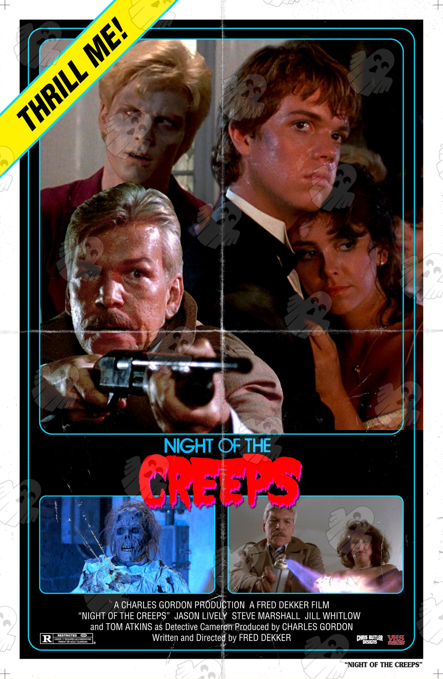 Night Of The Creeps (VHS Series 3) 11x17 Alternative Movie Poster