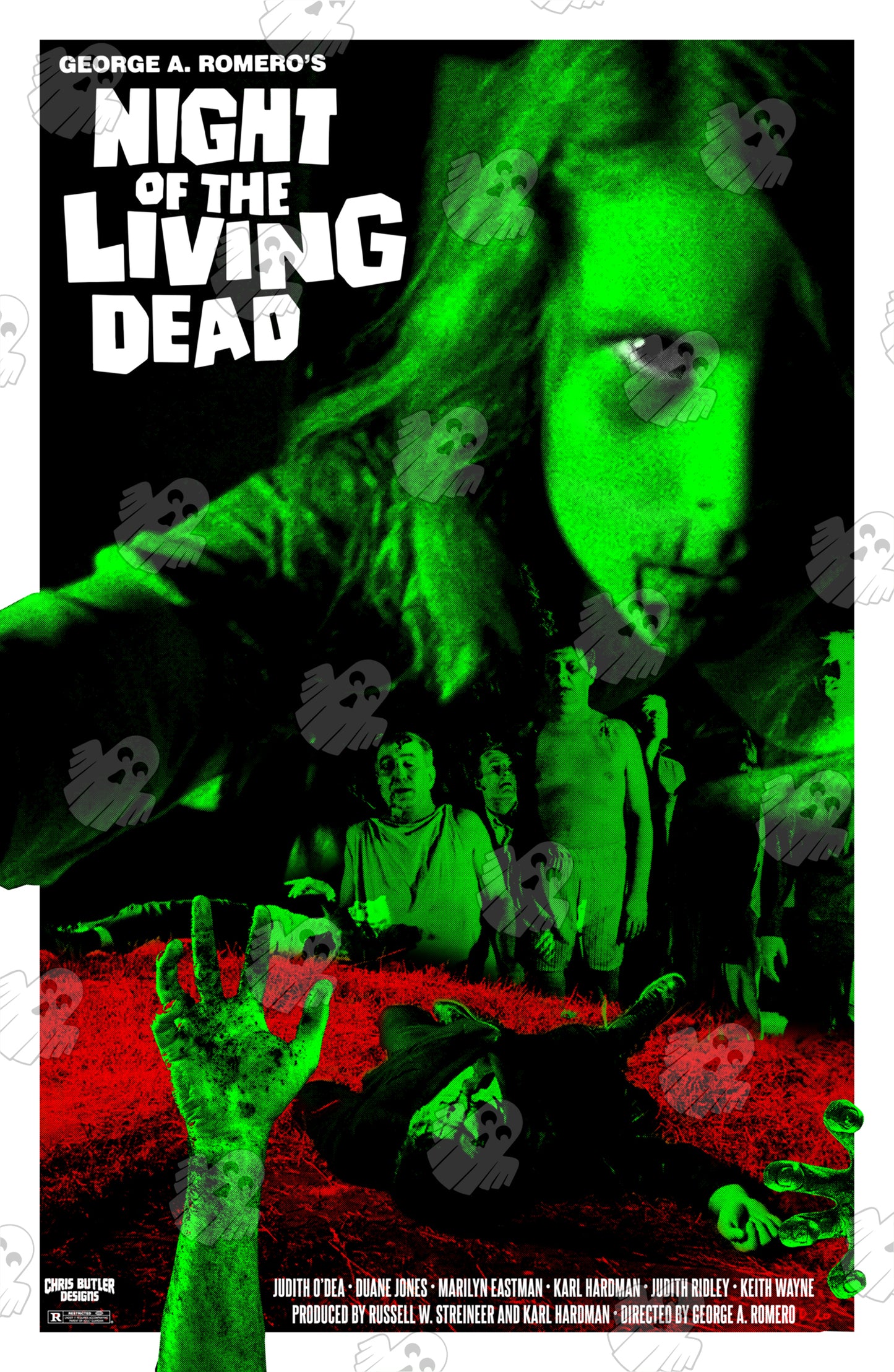 Night Of The Living Dead (Design 2) 11x17 Alternative Movie Poster
