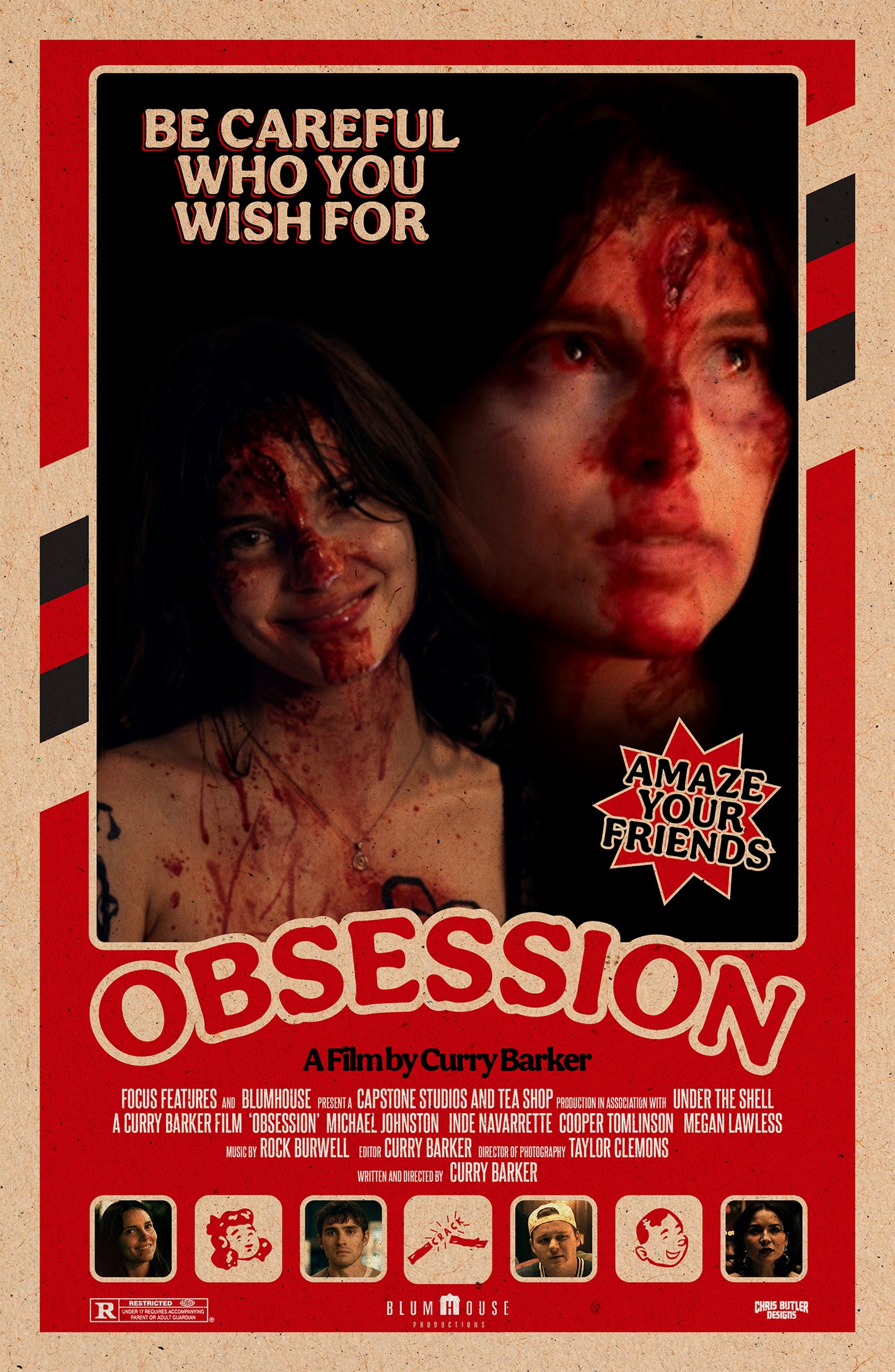 Obsession (VHS Series) 11x17 Alternative Movie Print