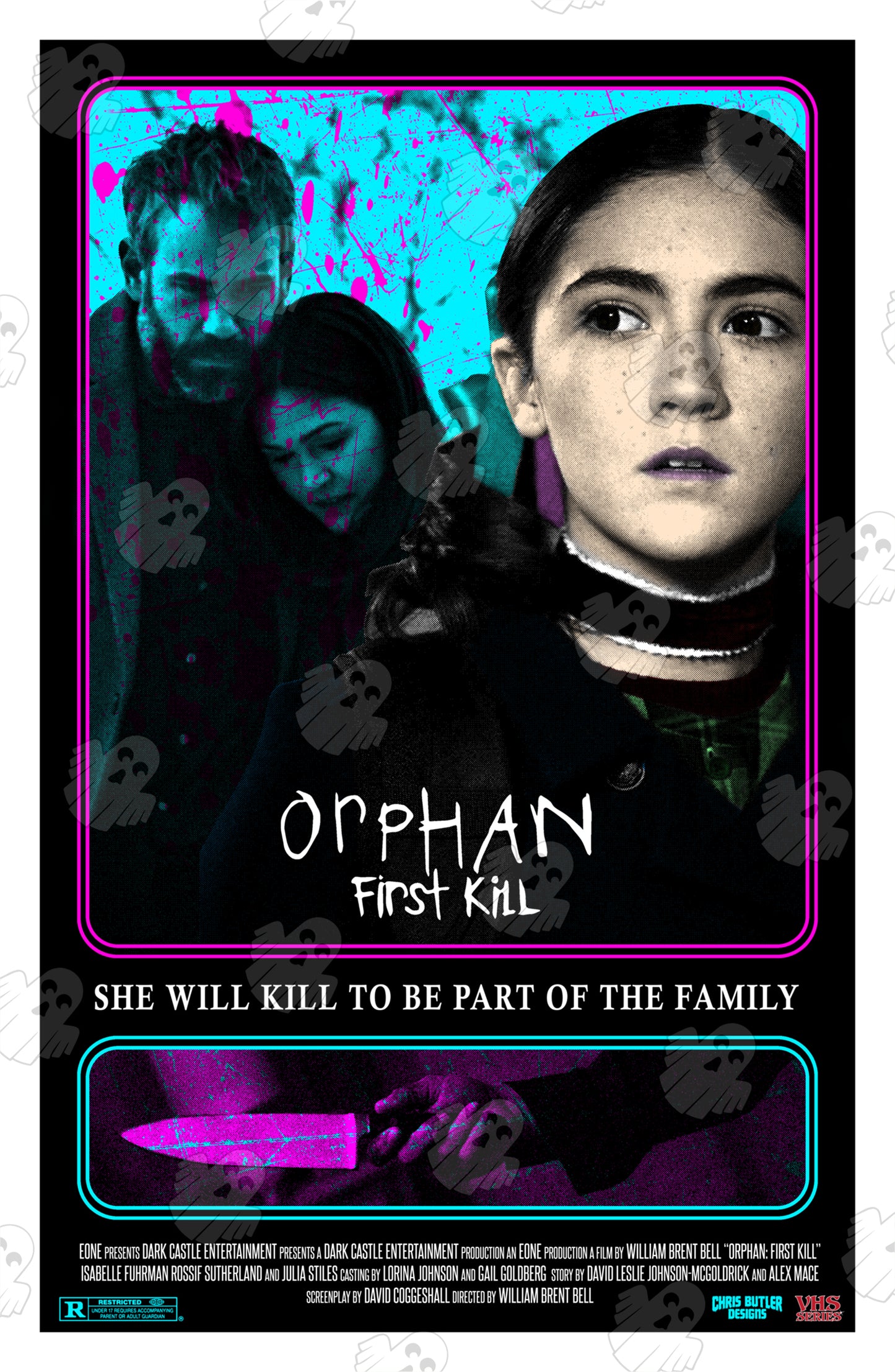 Orphan: First Kill (VHS Series) 11x17 Alternative Movie Print