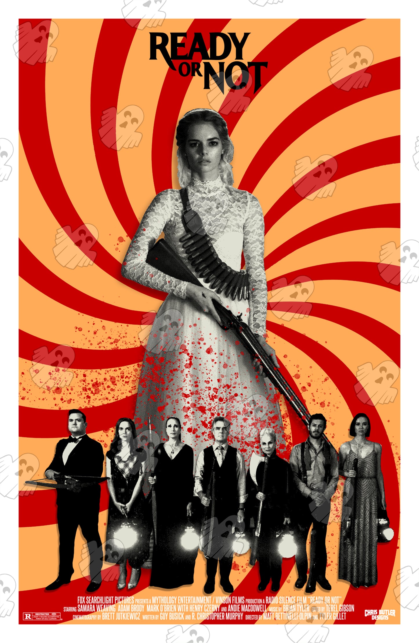 Ready Or Not 11x17 Alternative Movie Print