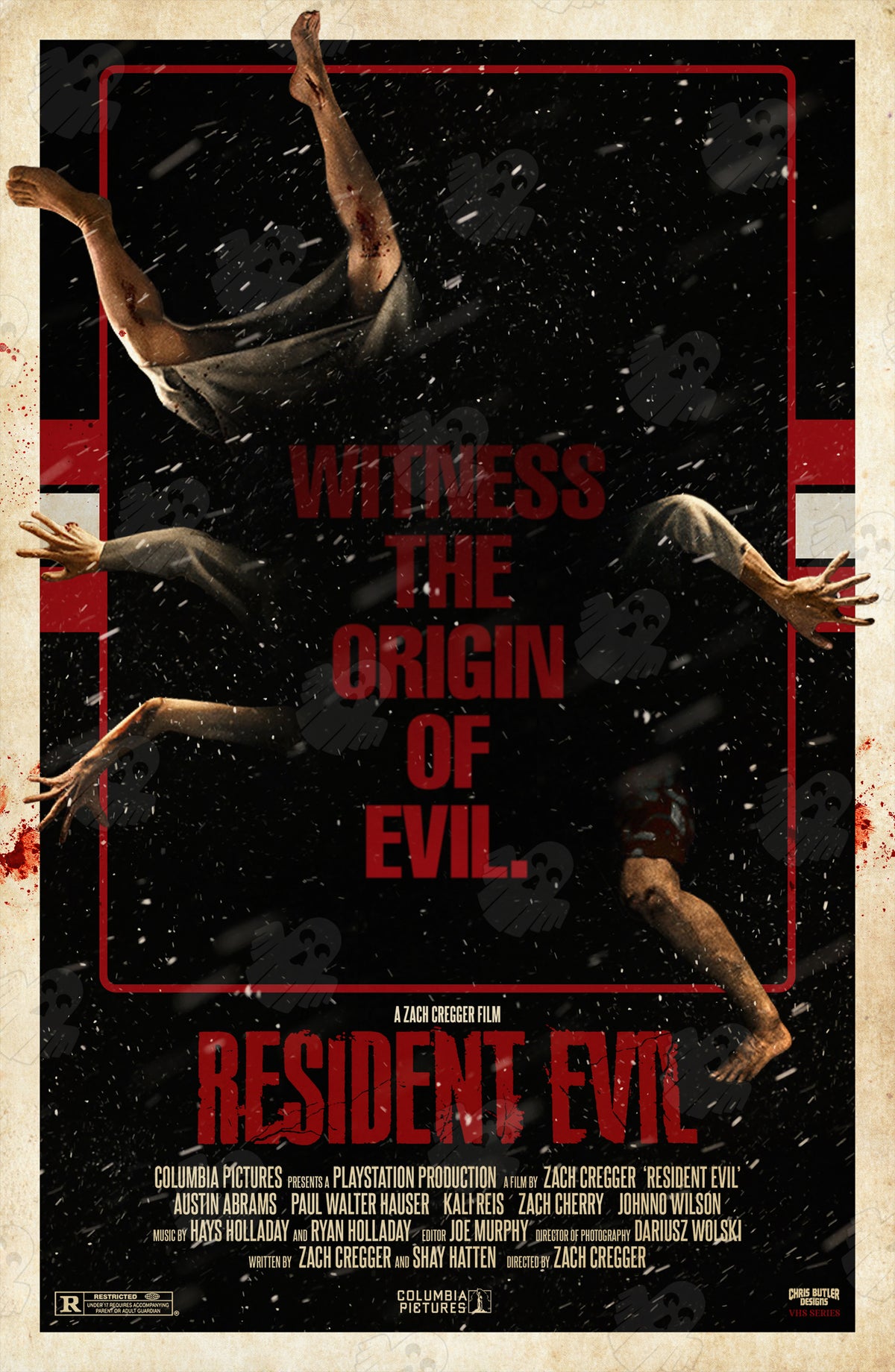 Resident Evil (2026) VHS Series 11x17 Alternative Movie Print