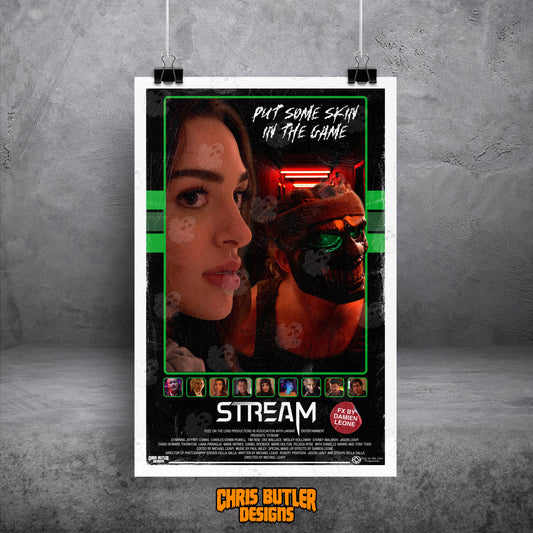 Stream Design 2 (VHS Series) **OFFICIALLY LICENSED** 11x17 Alternative Movie Print