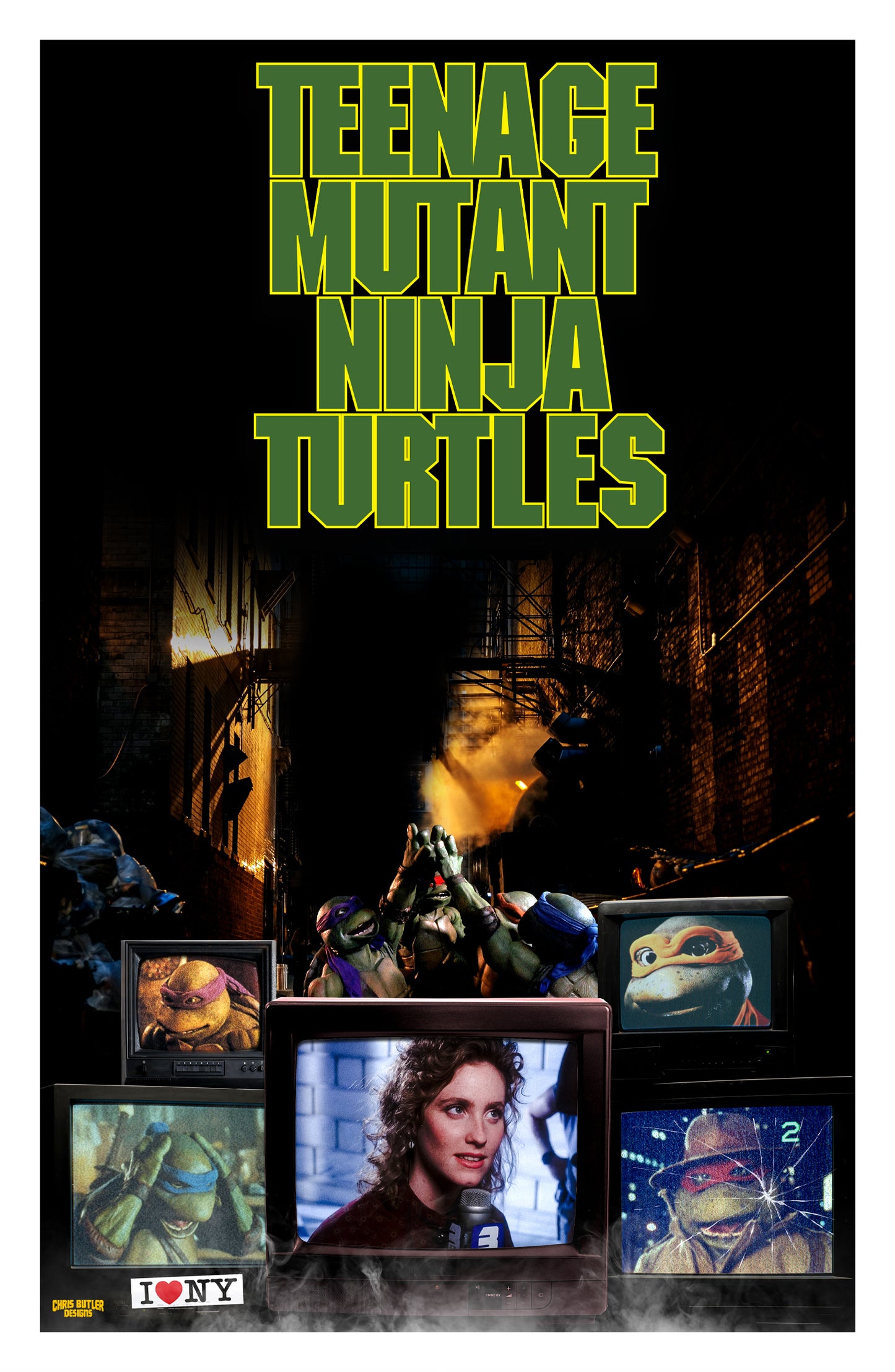 Teenage Mutant Ninja Turtles 11x17 Alternative Movie Print