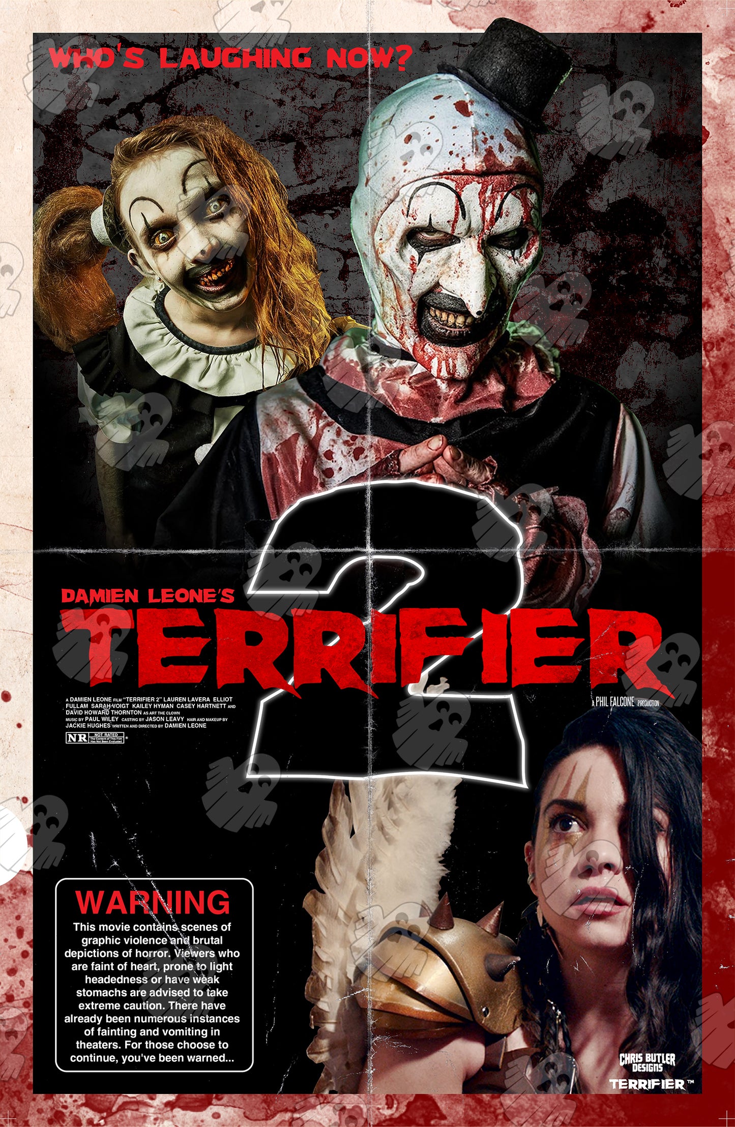 Terrifier 2 **OFFICIALLY LICENSED** 11x17 Alternative Movie Print