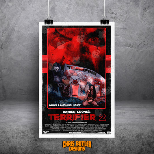 Terrifier 2 (VHS Series) **OFFICIALLY LICENSED** 11x17 Alternative Movie Print