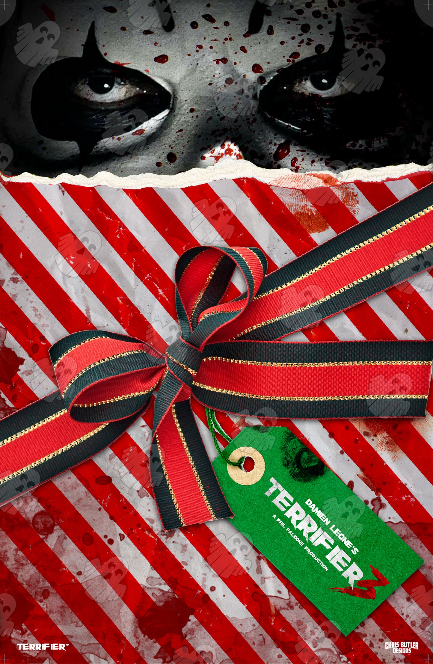 Terrifier 3 (Wrapping Paper Design) OFFICIALLY LICENSED 11x17 Alternative Movie Poster