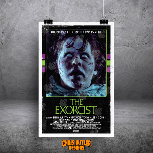 The Exorcist (VHS Series) 11x17 Alternative Movie Print