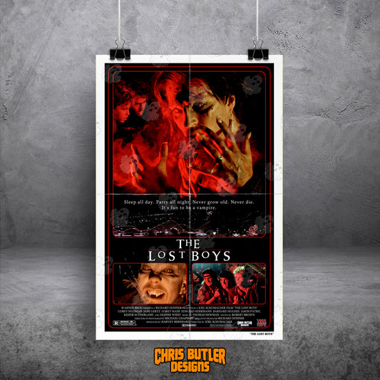 The Lost Boys (VHS Series 3) 11x17 Alternative Movie Poster