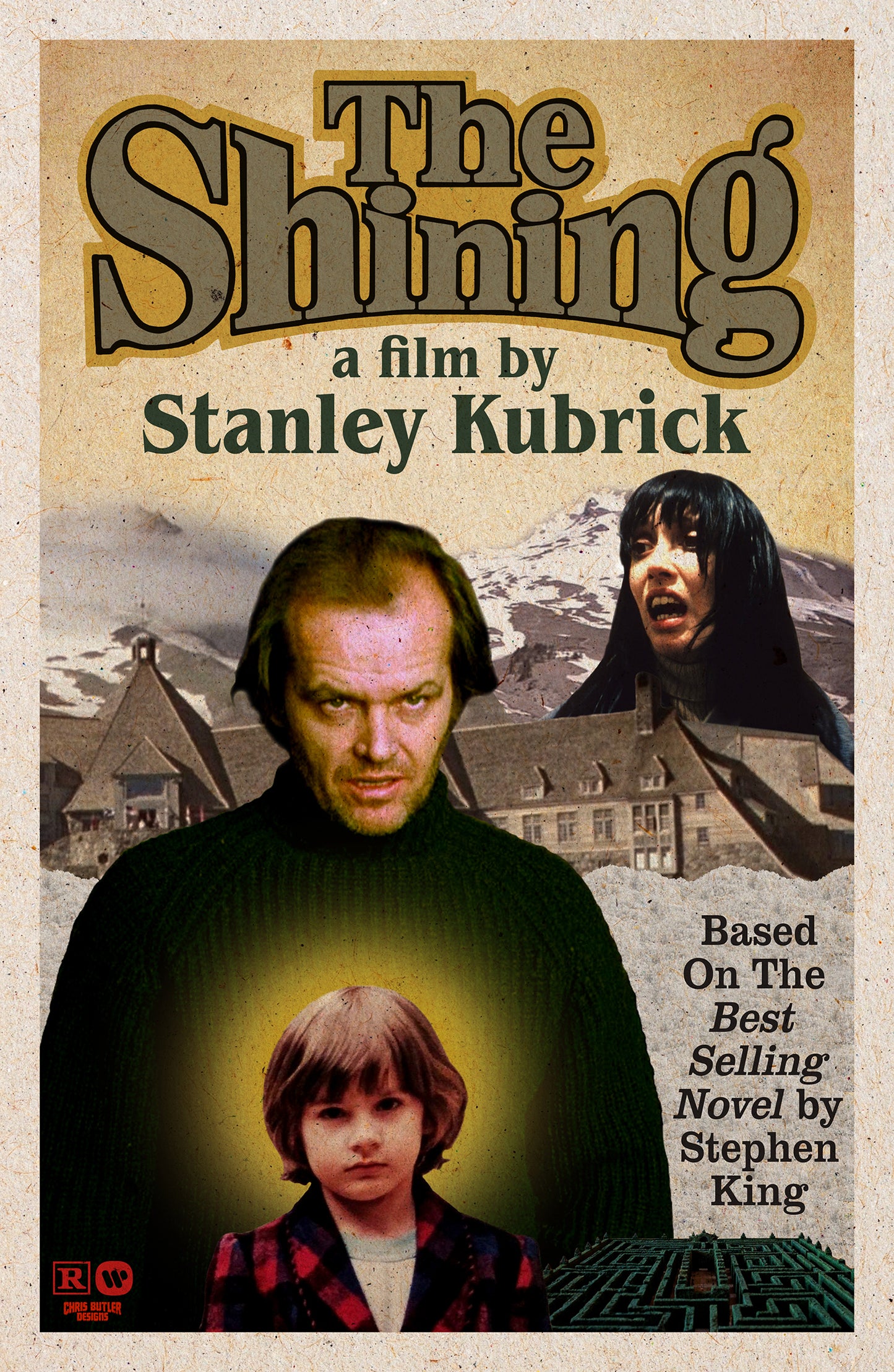 The Shining (Book Inspired Design) 11x17 Alternative Movie Print