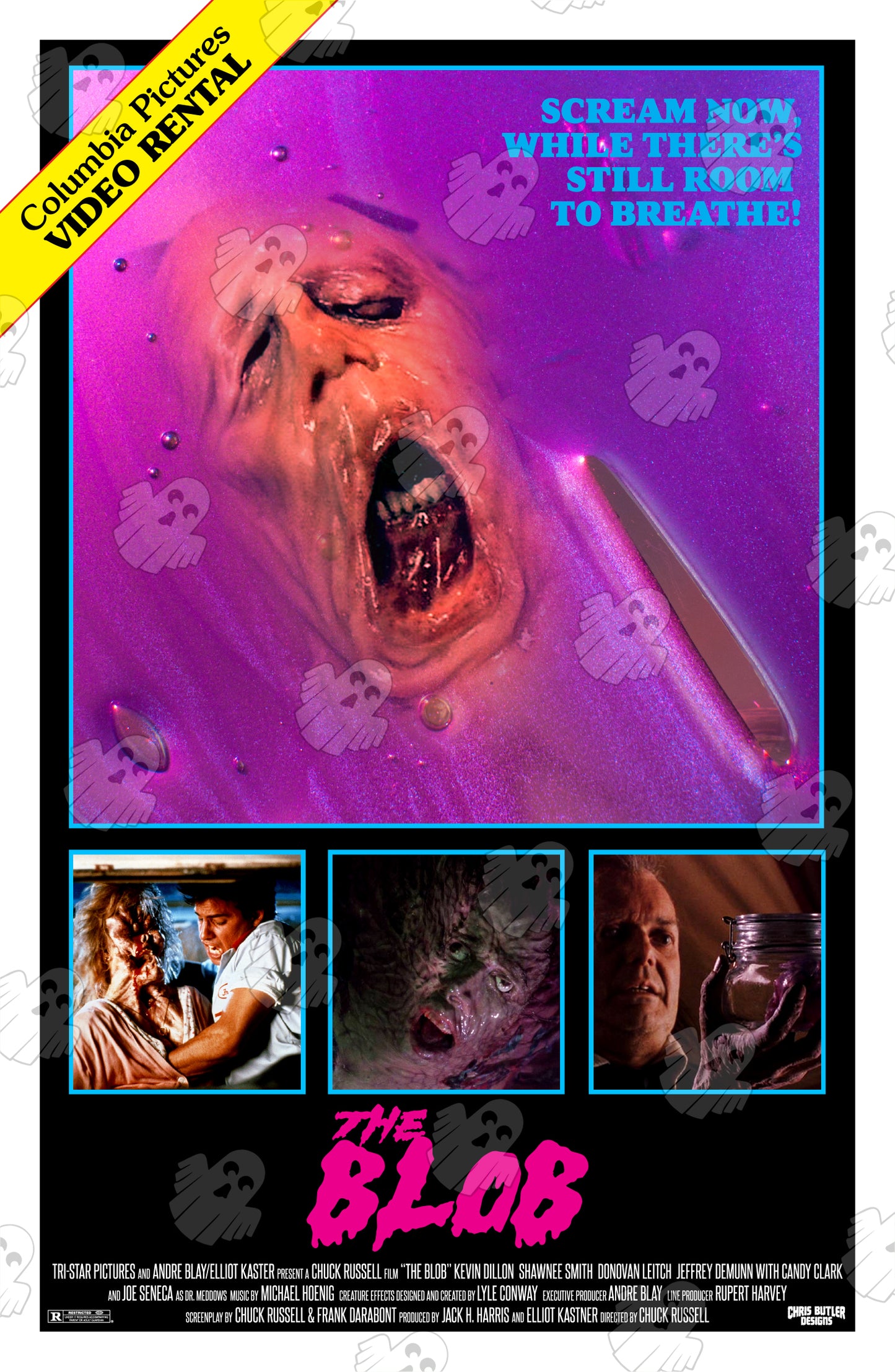 The Blob (VHS Series 2) 11x17 Alternative Movie Poster
